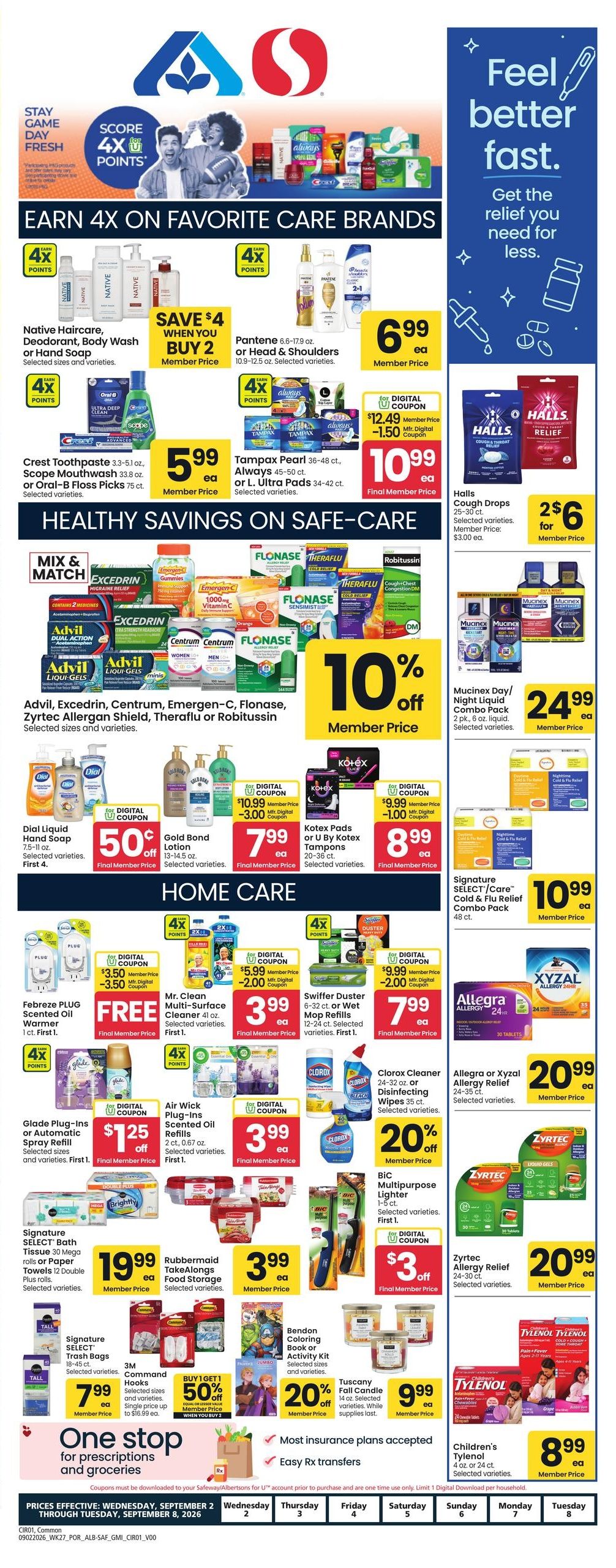 Albertsons (Bend Area, OR) Weekly Ad September 2 - 8, 2026