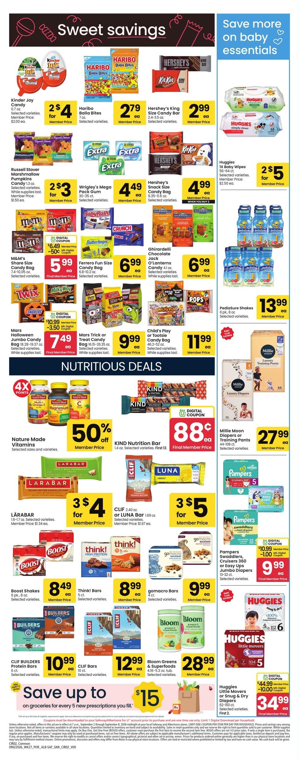 Albertsons (Bend Area, OR) Weekly Ad September 2 - 8, 2026