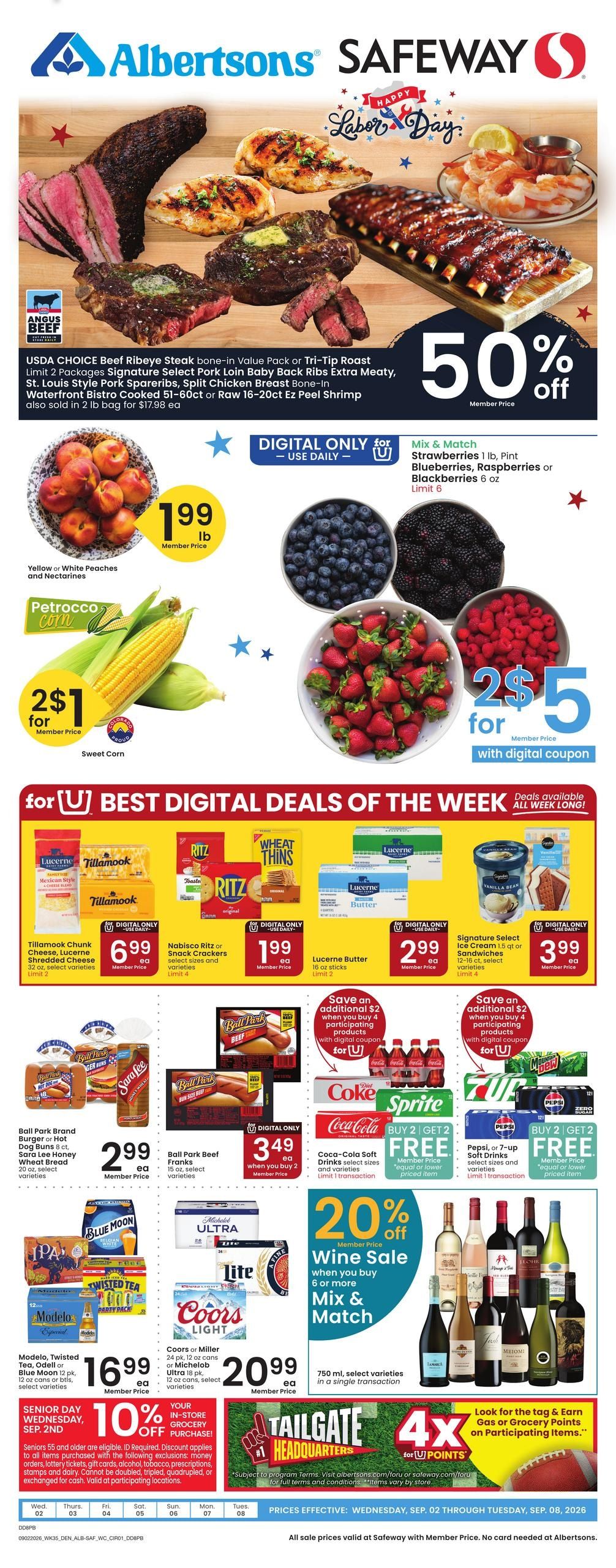 Albertsons (Beulah Area, CO) Weekly Ad September 2 - 8, 2026