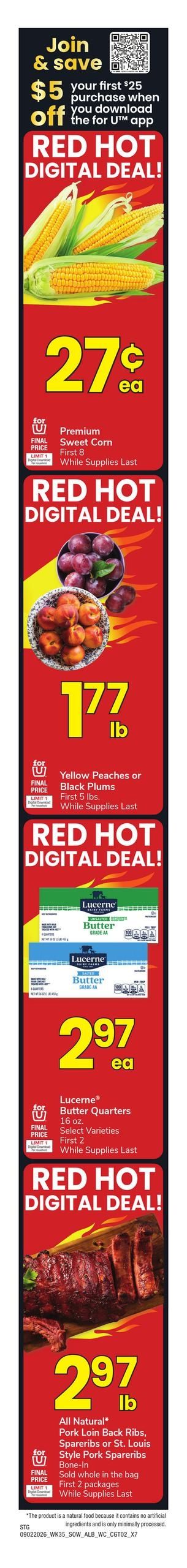 Albertsons (Colorado City Area, AZ) Weekly Ad September 2 - 8, 2026