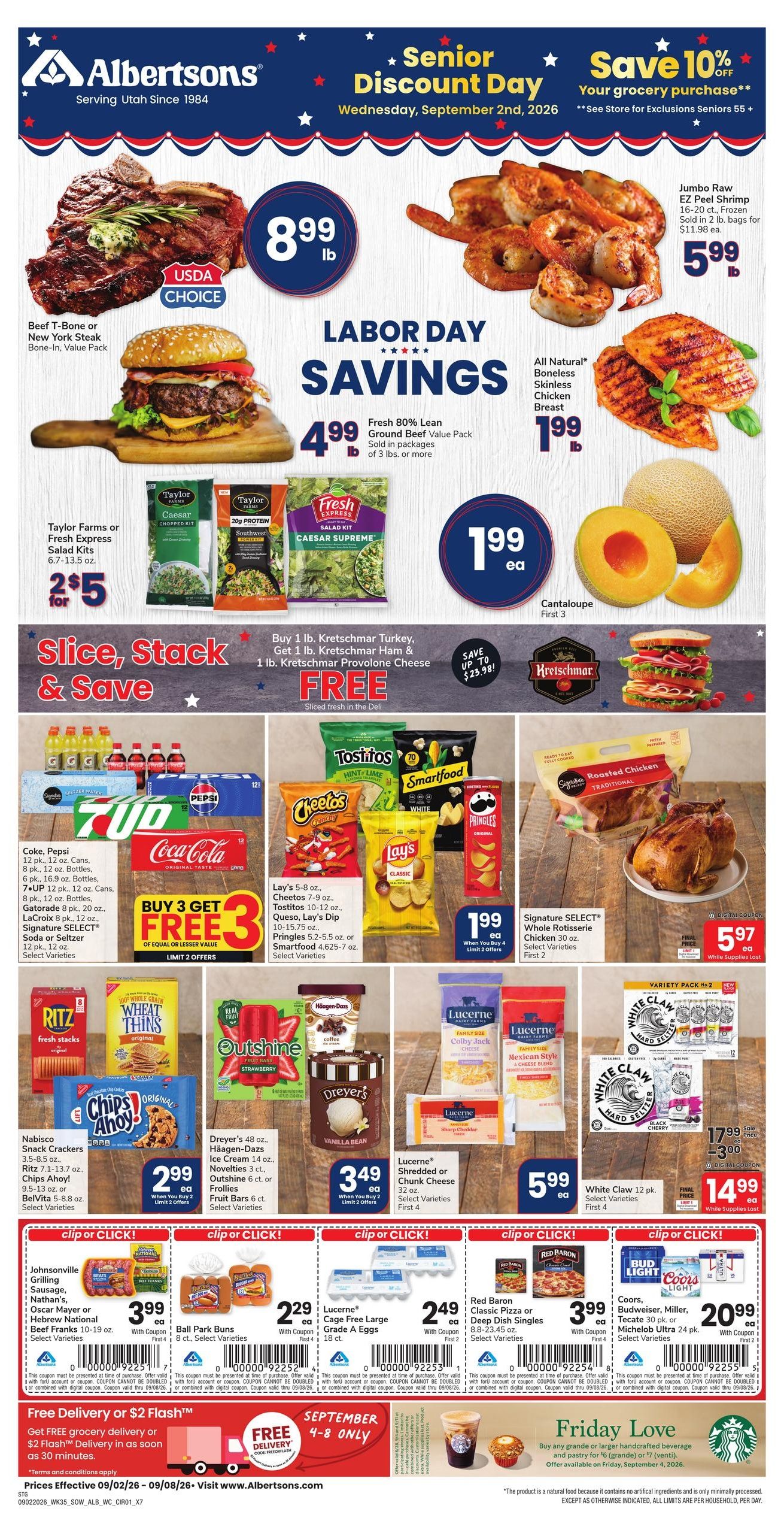 Albertsons (Colorado City Area, AZ) Weekly Ad September 2 - 8, 2026