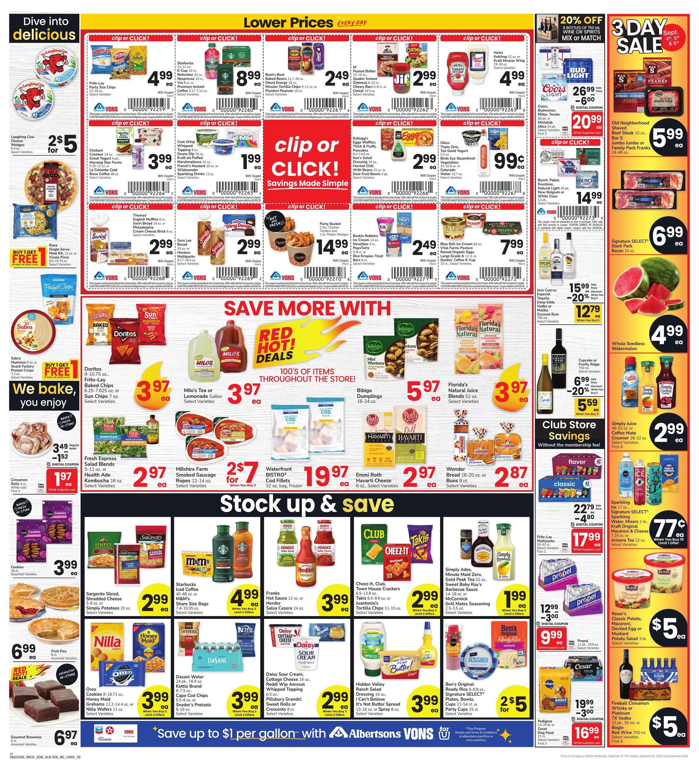 Albertsons (Las Vegas Area, NV) Weekly Ad September 2 - 8, 2026