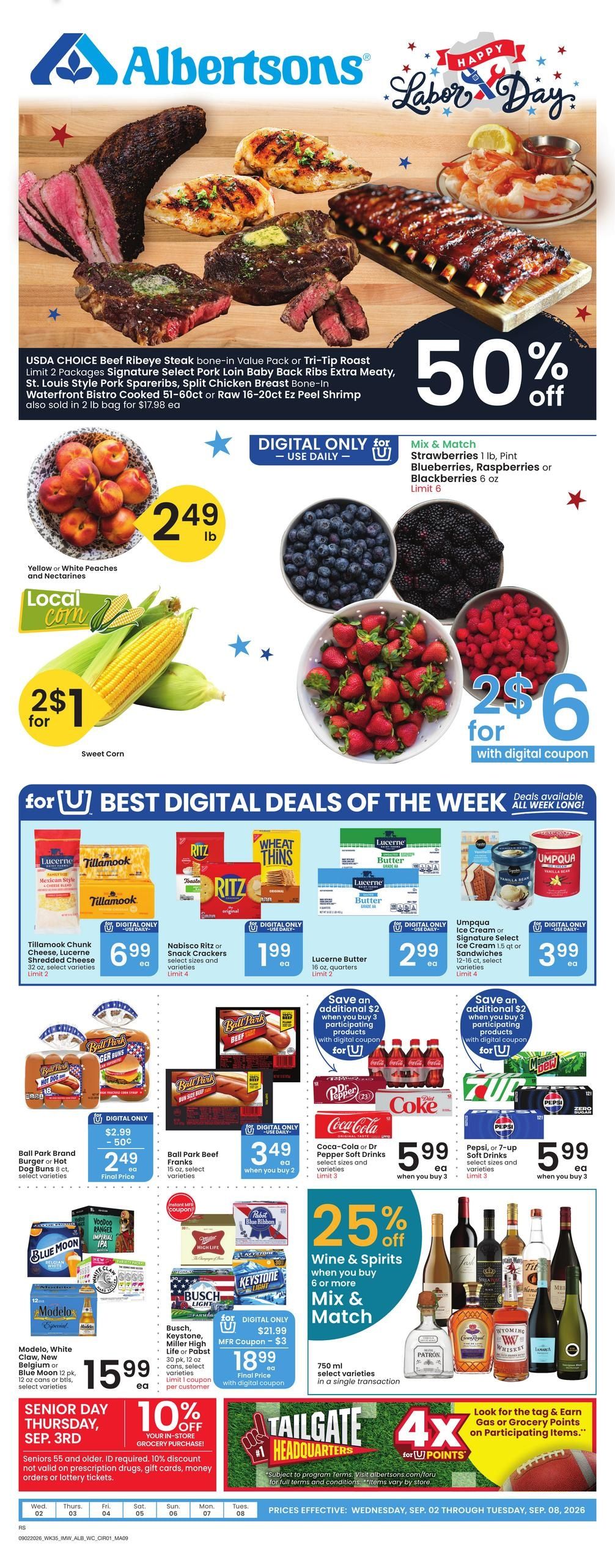 Albertsons (Rock Springs Area, WY) Weekly Ad September 2 - 8, 2026