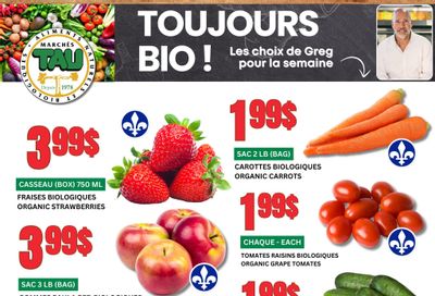 Marches Tau Produce Flyer August 31 to September 6