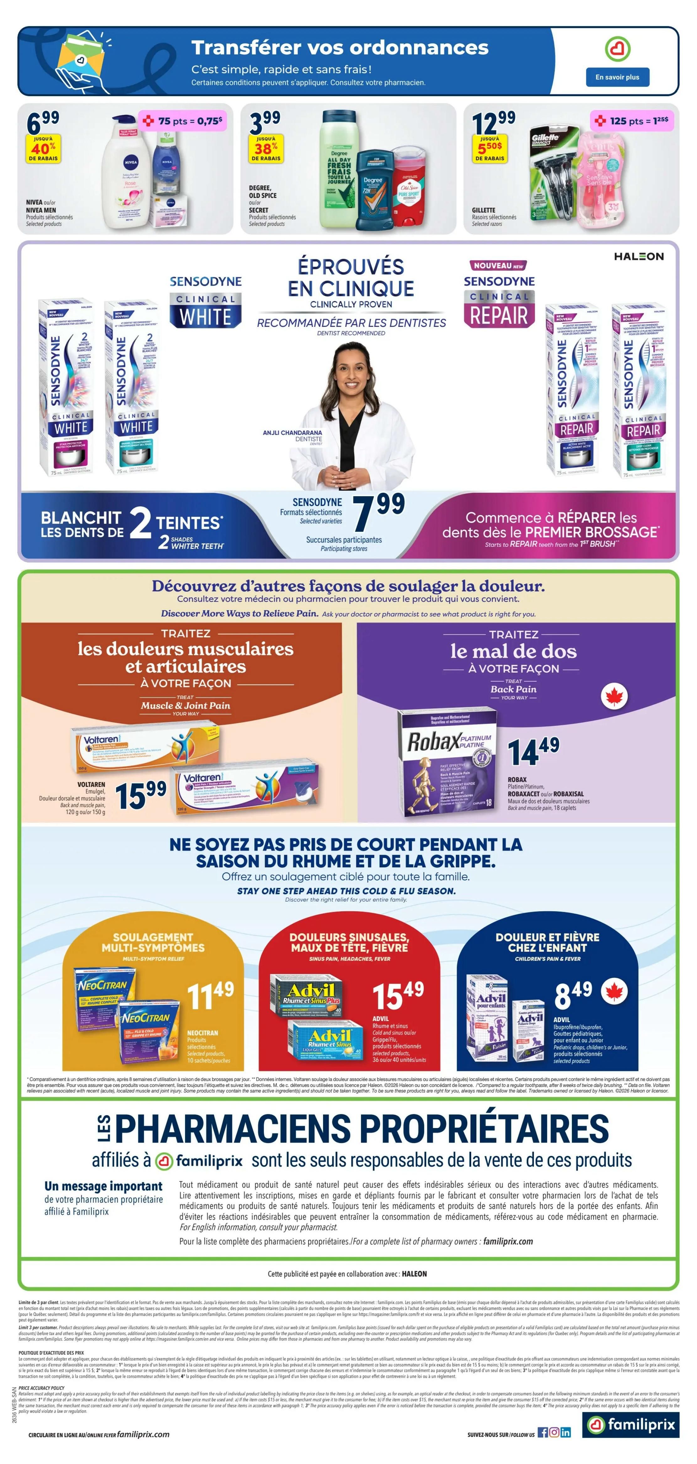 Familiprix Sante Flyer September 3 to 9