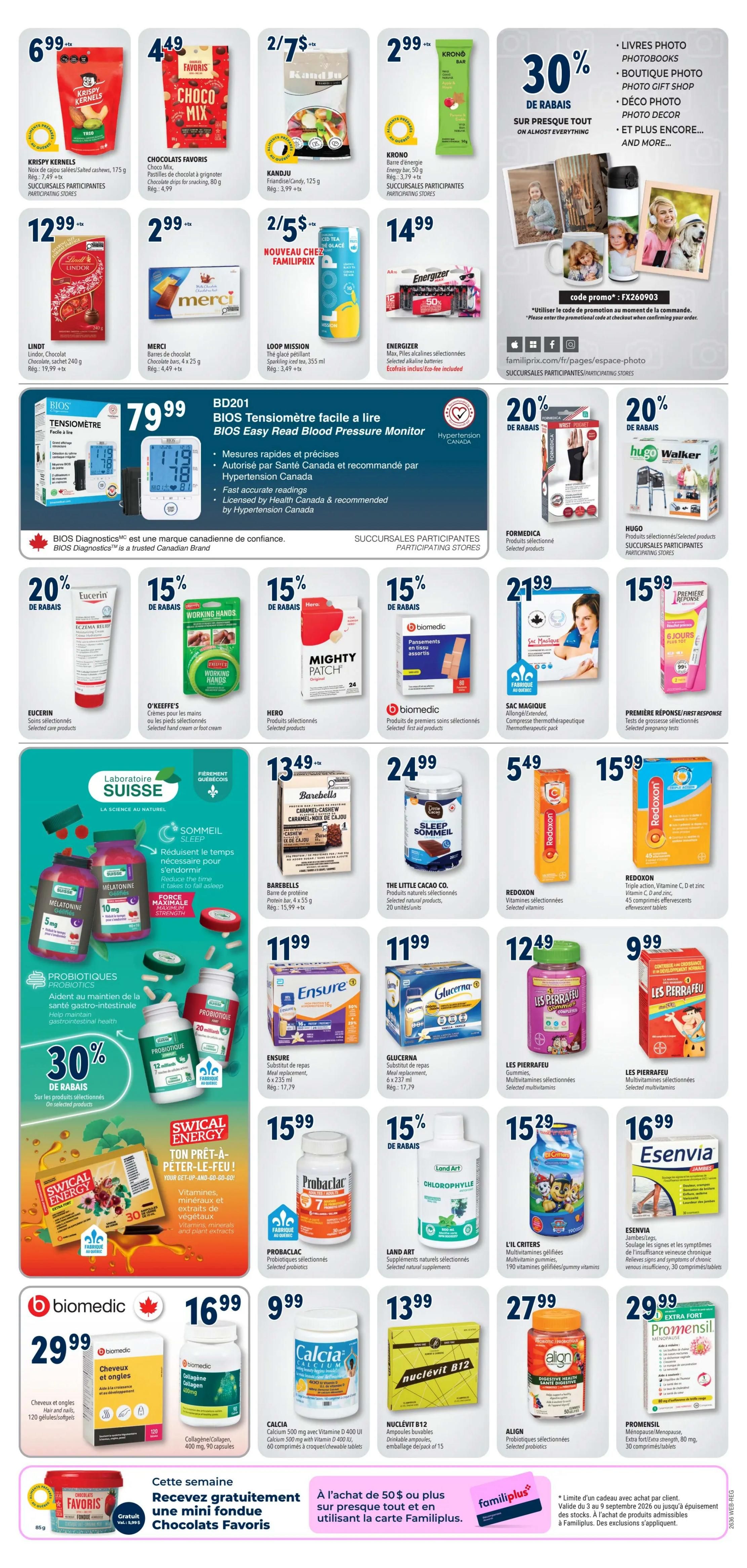 Familiprix Flyer September 3 to 9