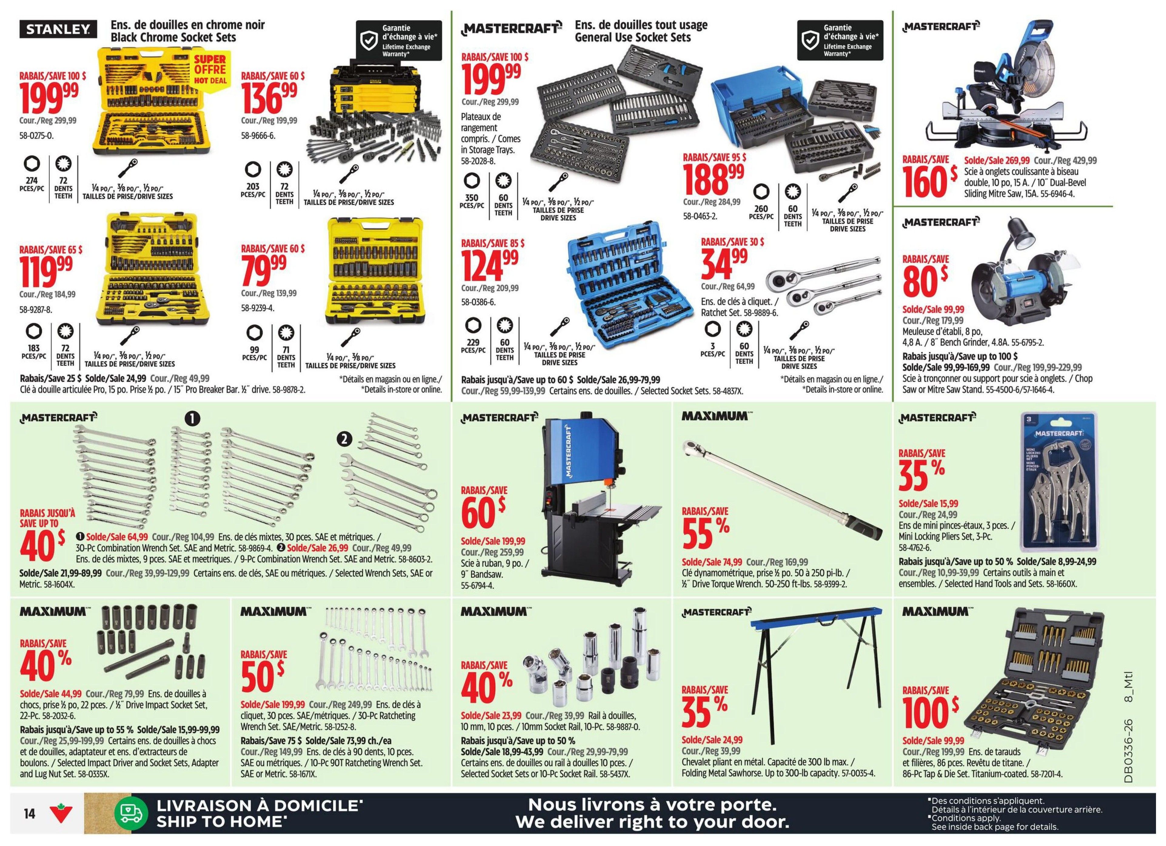 Canadian Tire (QC) Flyer September 3 to 9