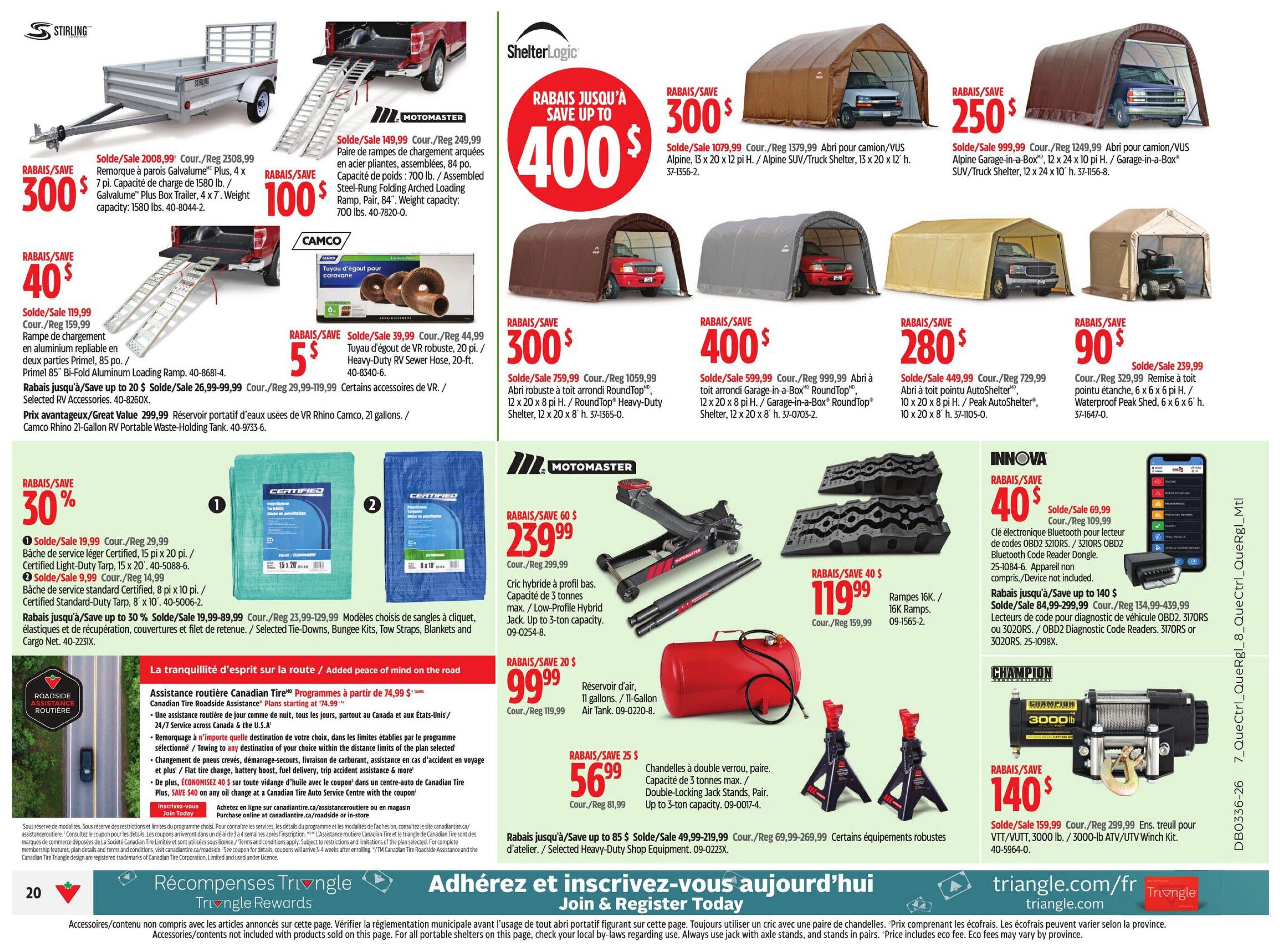Canadian Tire (QC) Flyer September 3 to 9