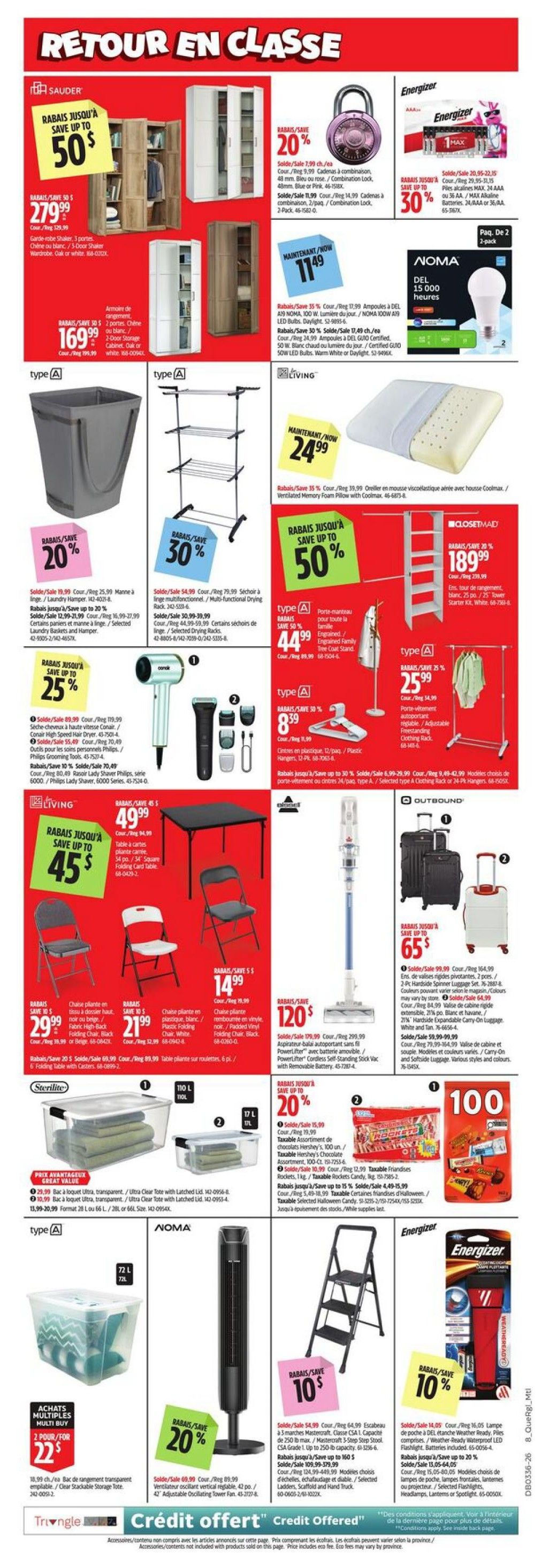 Canadian Tire (QC) Flyer September 3 to 9