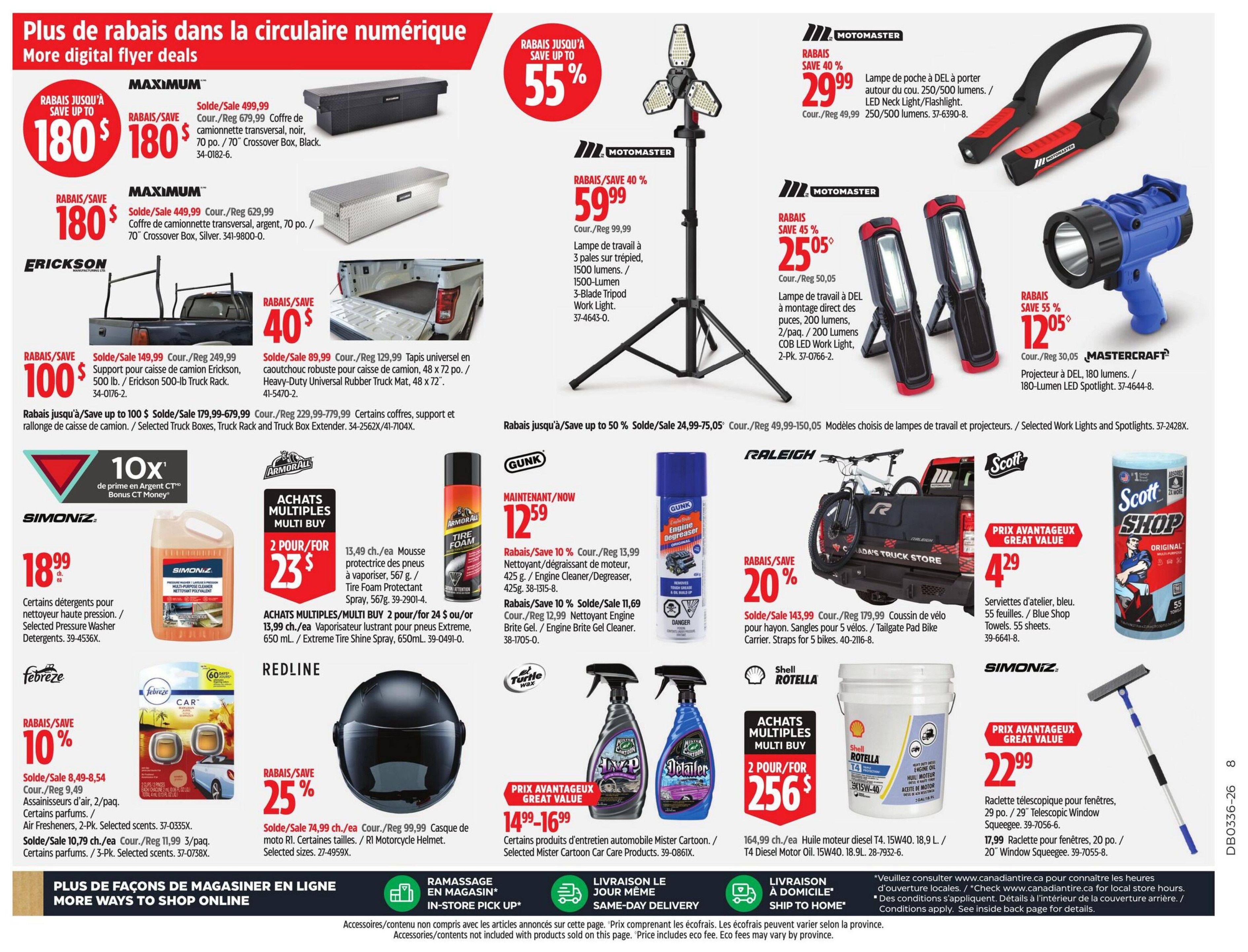 Canadian Tire (QC) Flyer September 3 to 9