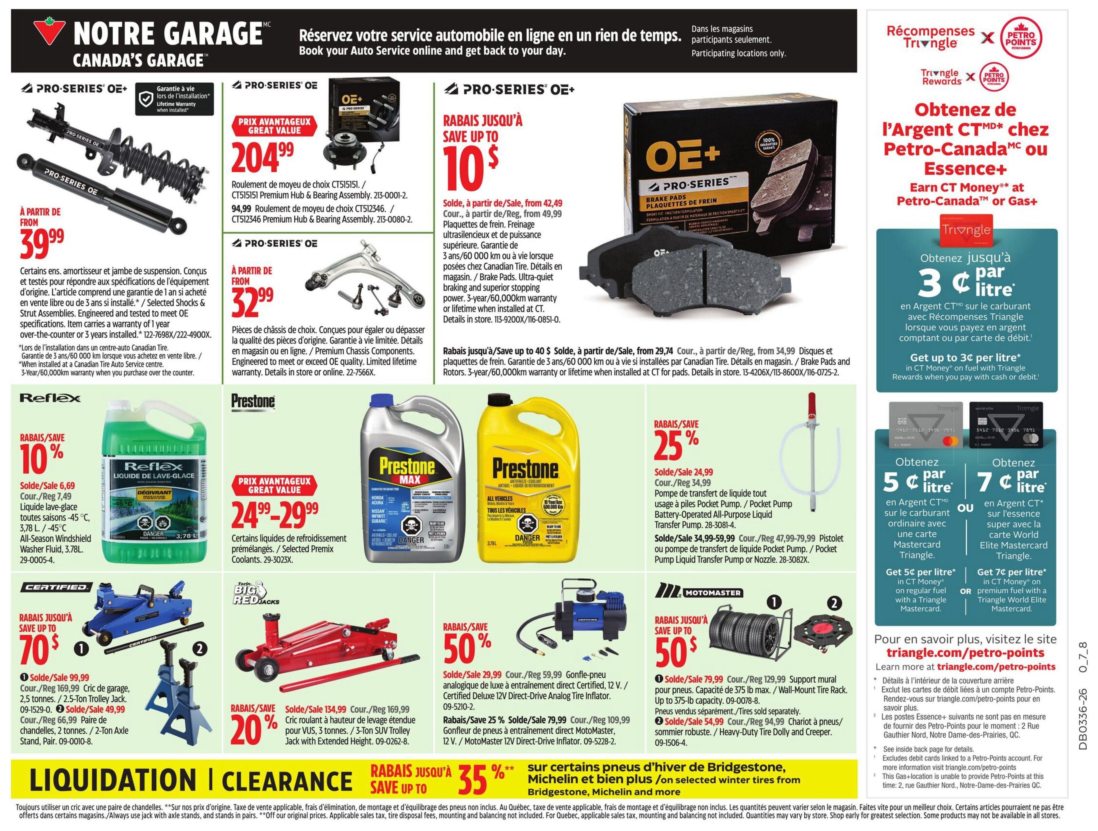 Canadian Tire (QC) Flyer September 3 to 9