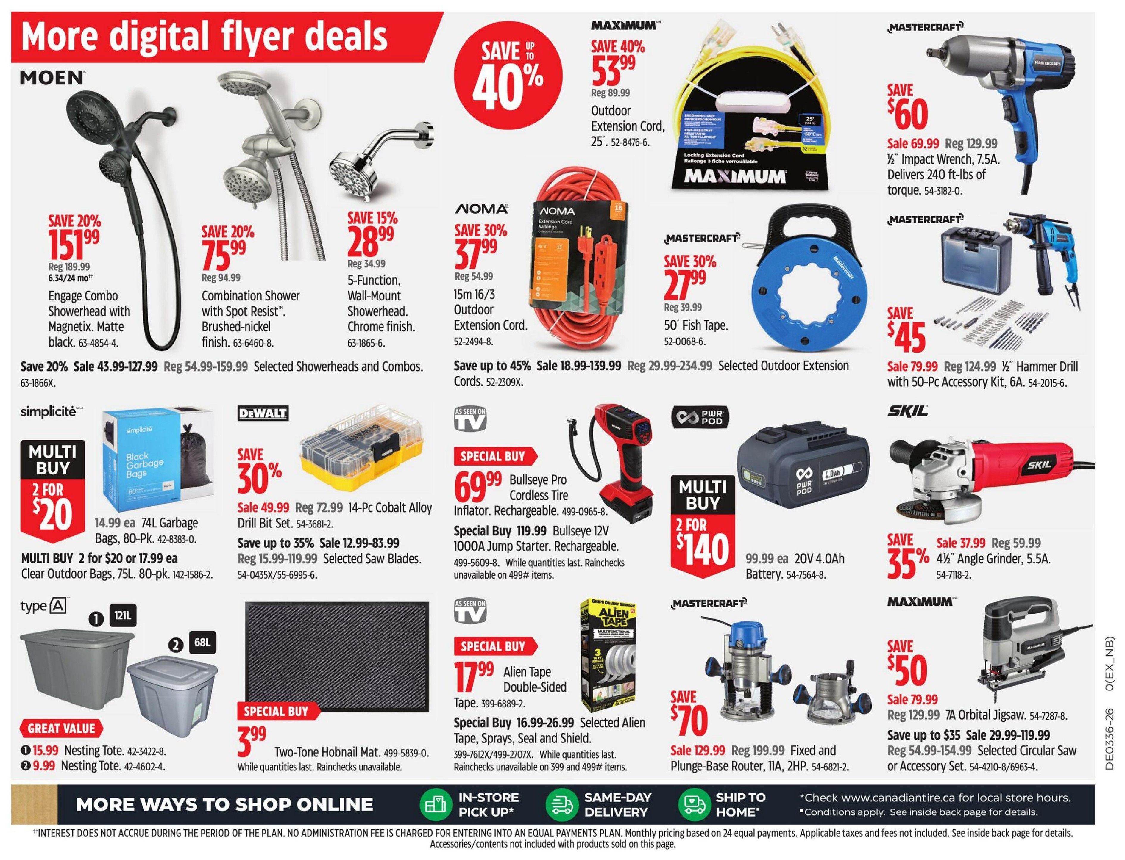 Canadian Tire (Atlantic) Flyer September 3 to 9