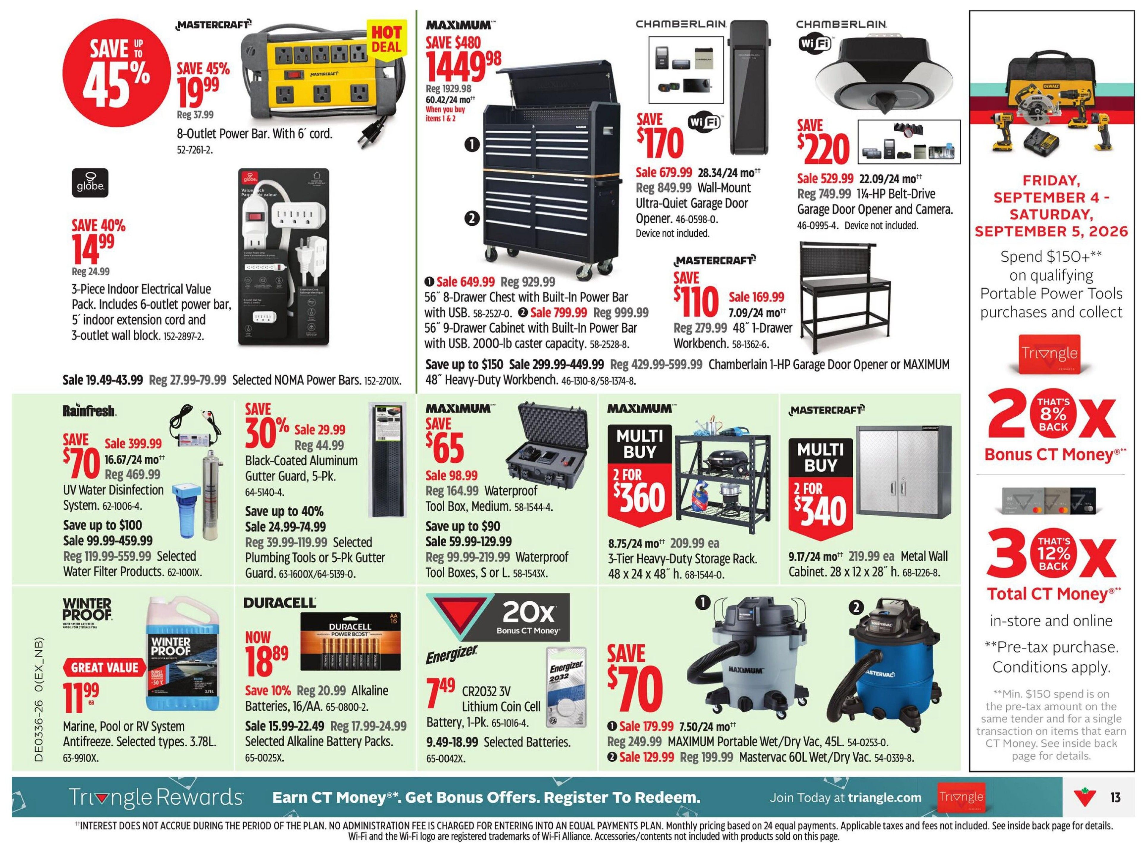 Canadian Tire (Atlantic) Flyer September 3 to 9