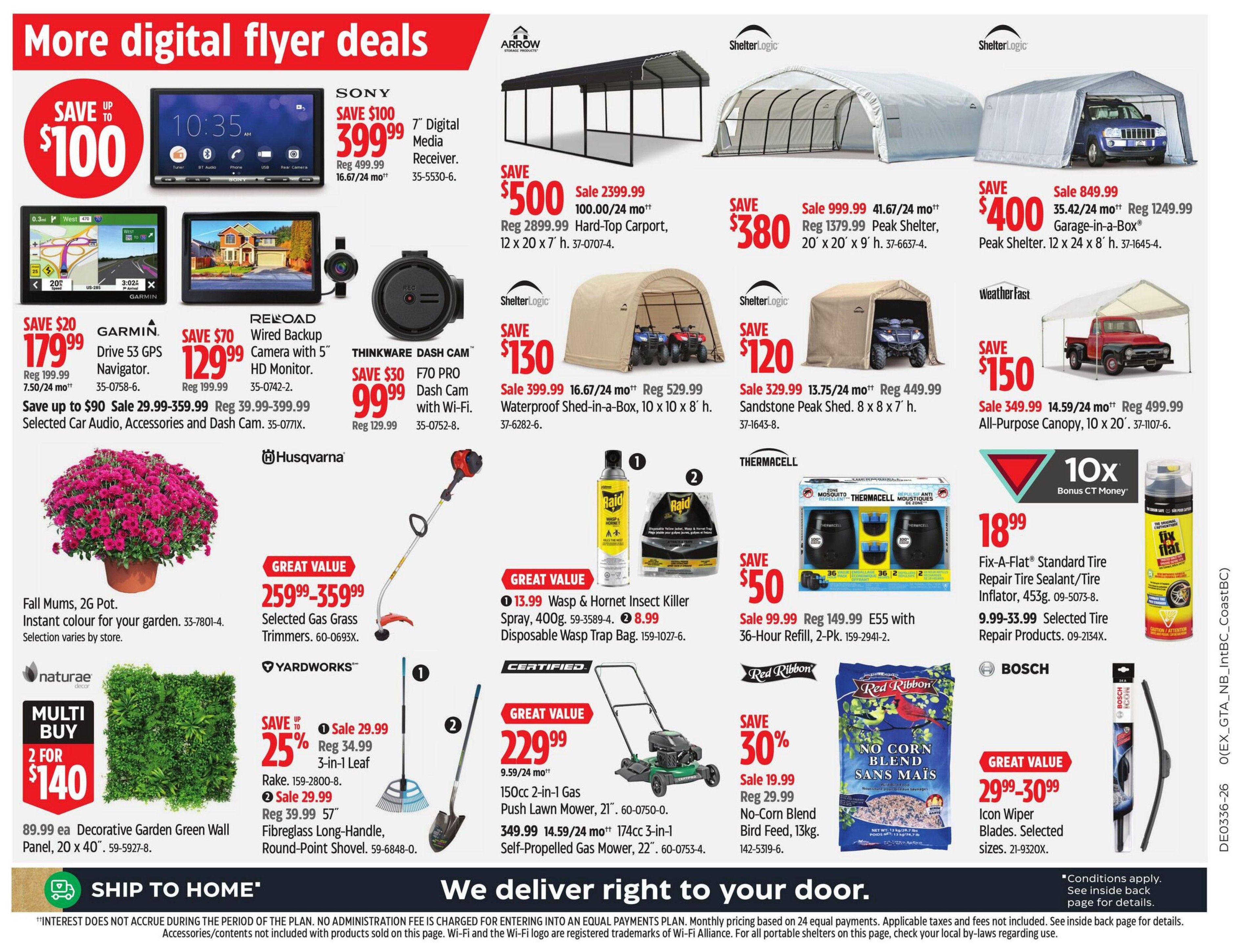 Canadian Tire (Atlantic) Flyer September 3 to 9