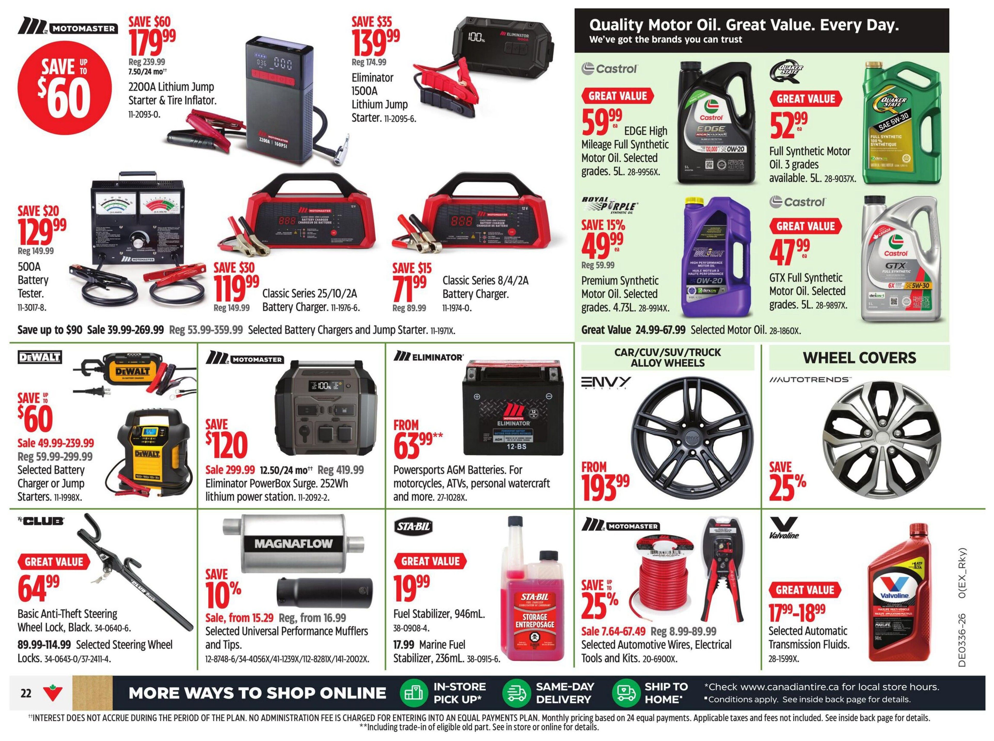 Canadian Tire (Atlantic) Flyer September 3 to 9