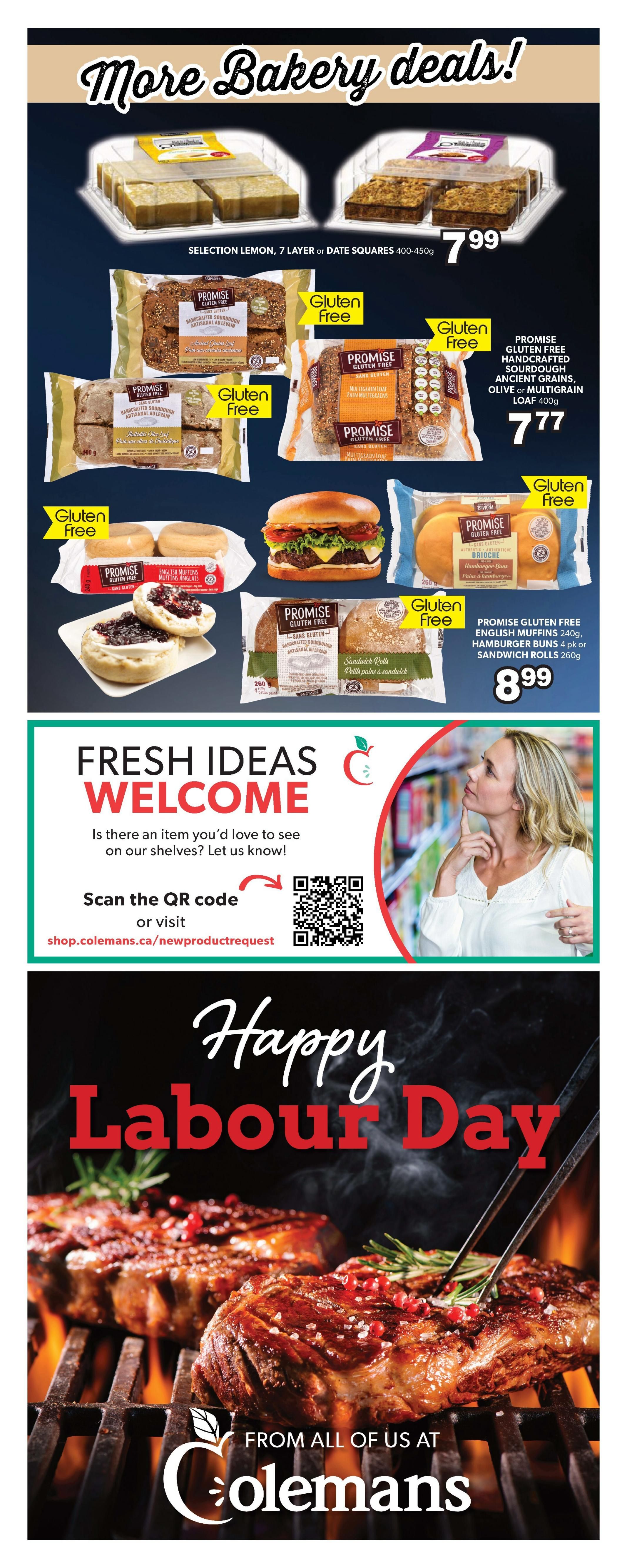Coleman's Flyer September 3 to 9