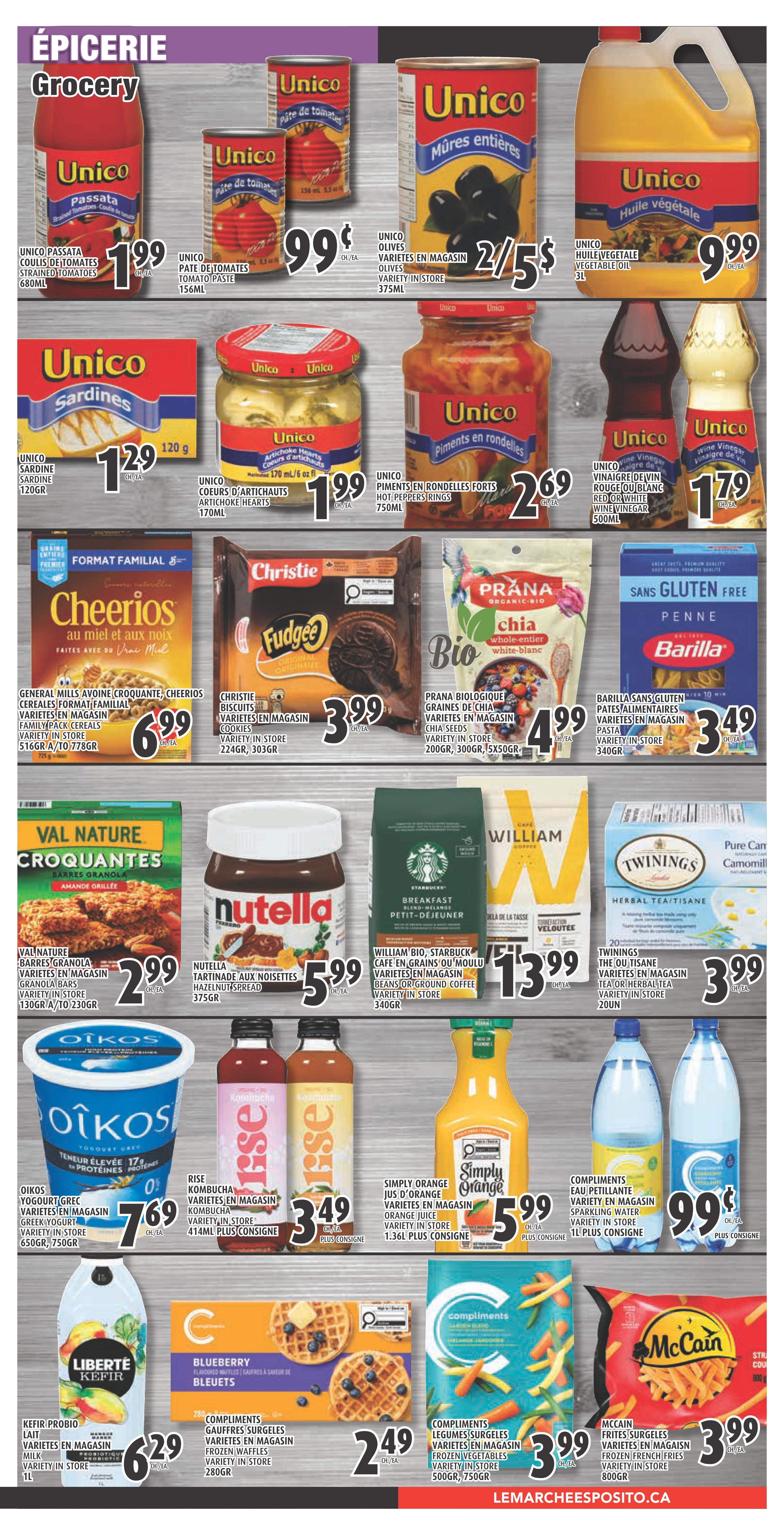 Esposito Flyer September 3 to 9