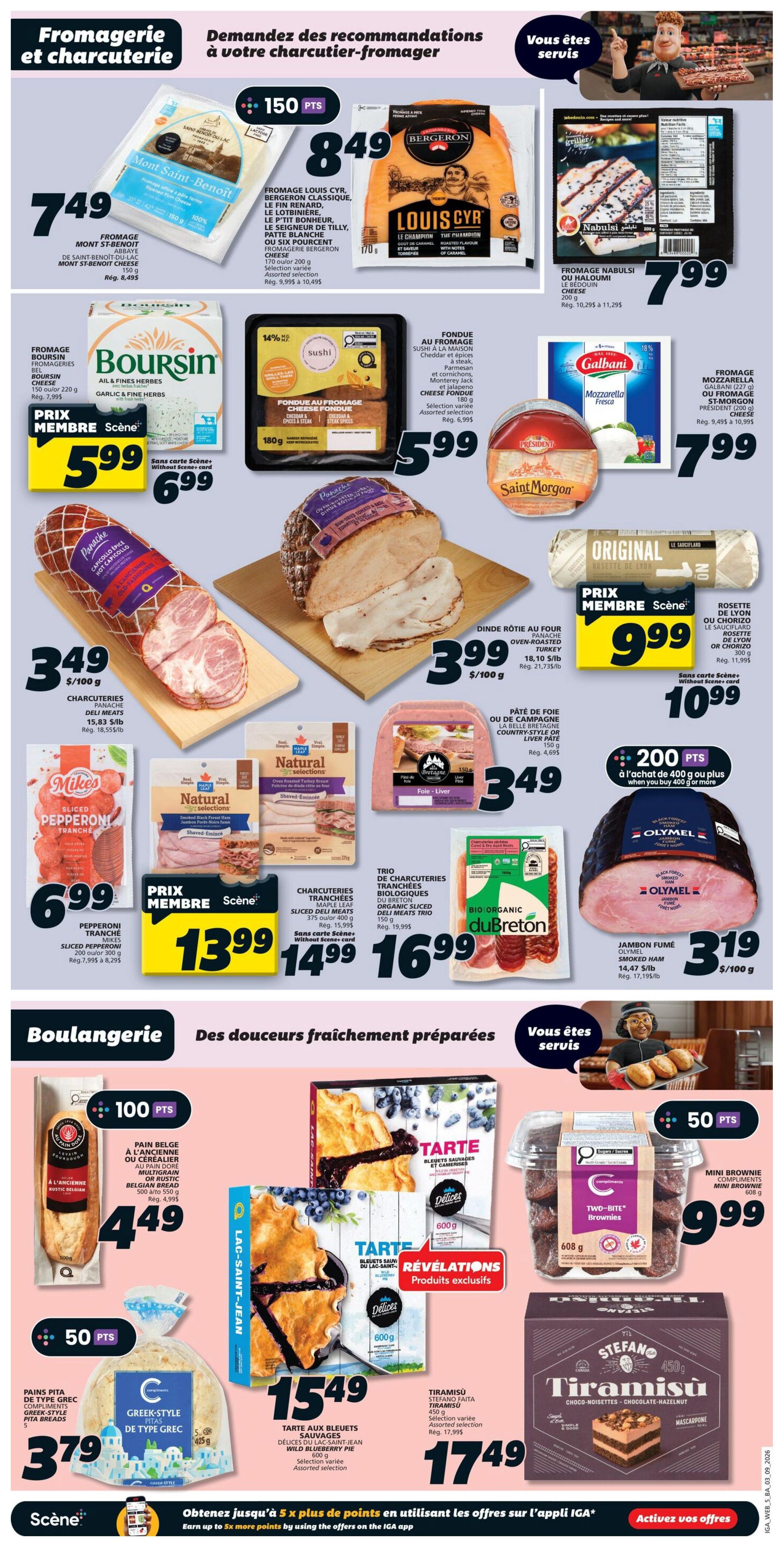 IGA (NB) Flyer September 3 to 9