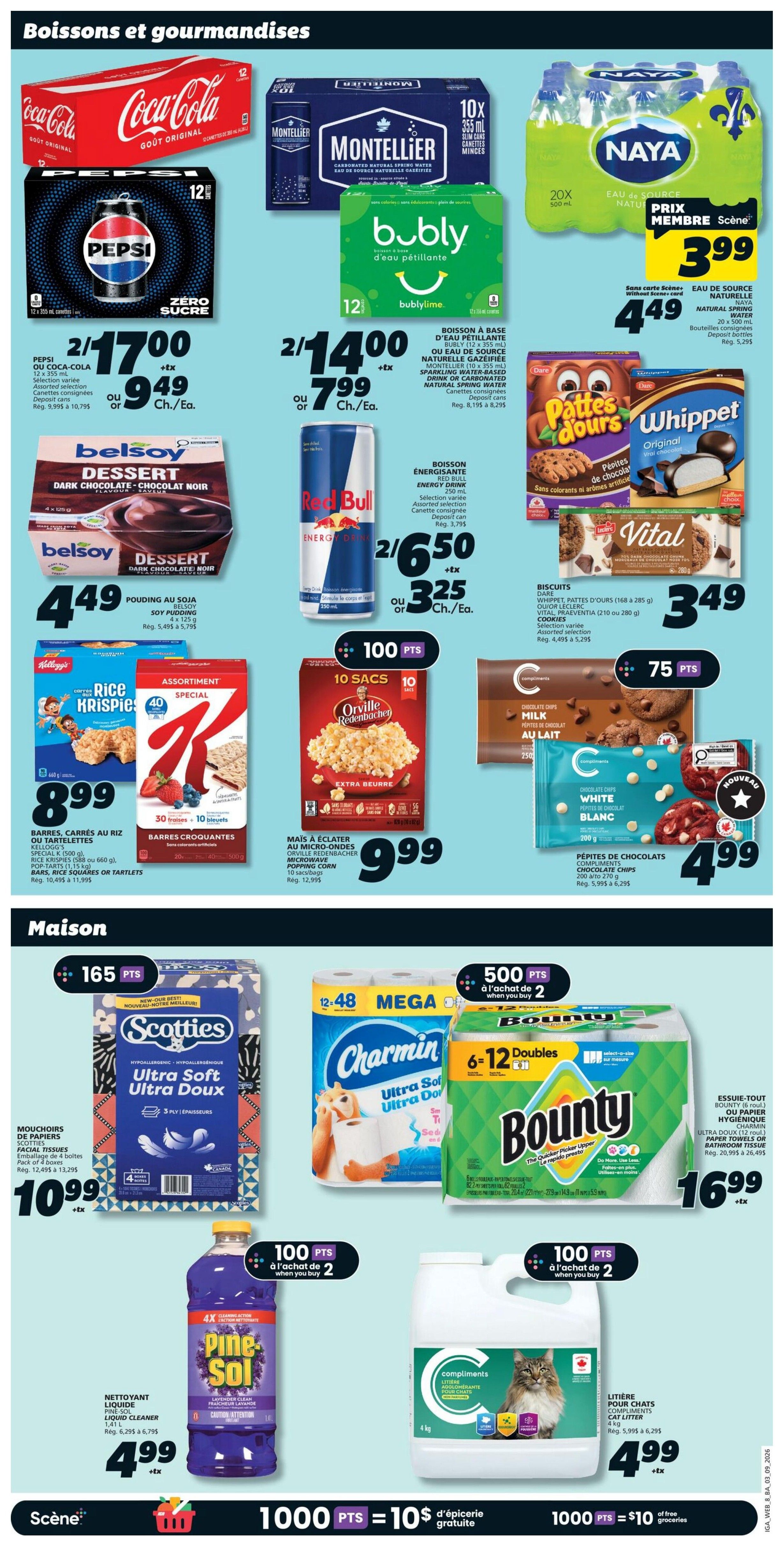 IGA (NB) Flyer September 3 to 9