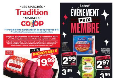 Marche Tradition (NB) Flyer September 3 to 9