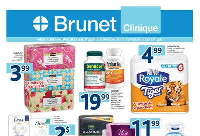 Brunet Clinique Flyer July 9 to 22