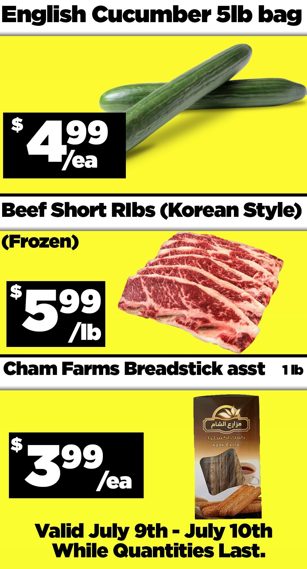 Basha Foods International Flyer July 7 to 10