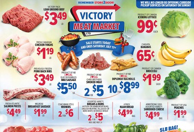 Victory Meat Market Flyer July 7 to 11