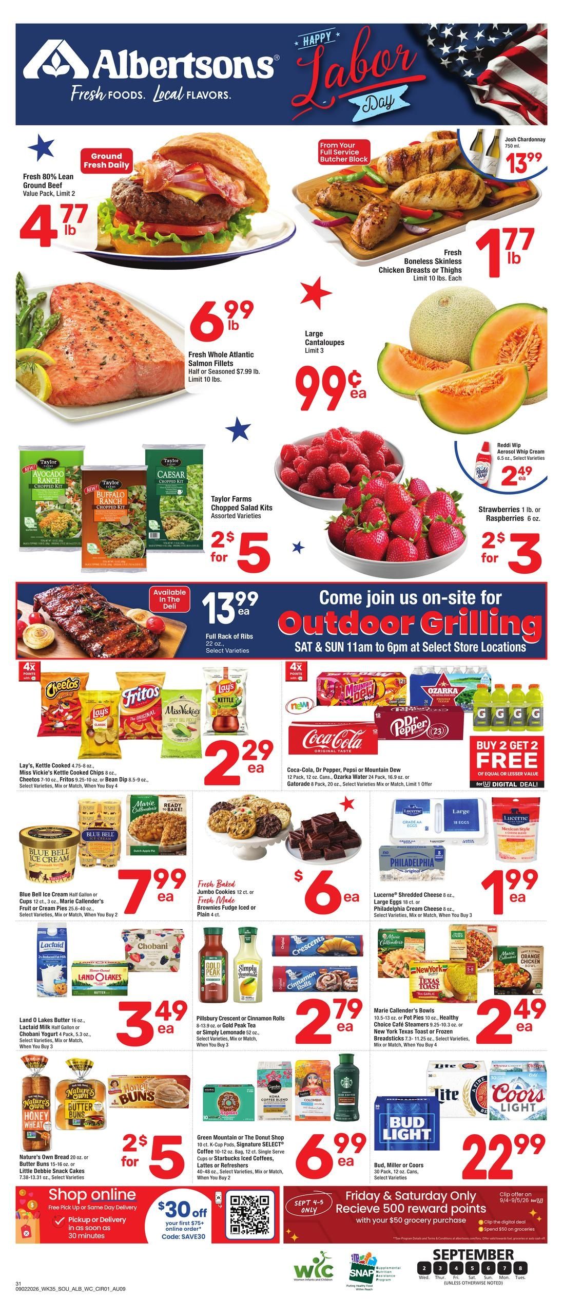 Albertsons (Ardmore Area, OK) Weekly Ad September 2 - 8, 2026