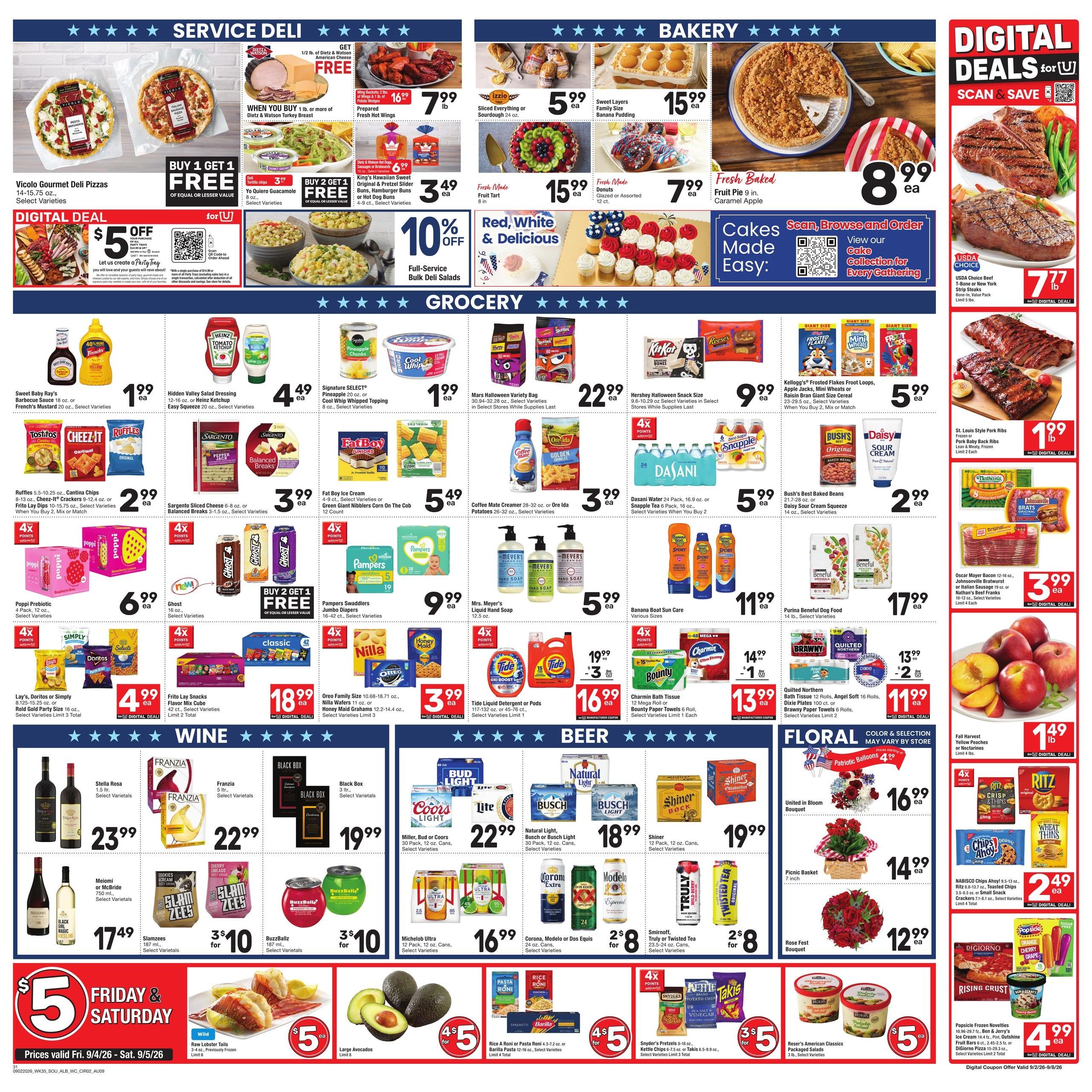 Albertsons (Ardmore Area, OK) Weekly Ad September 2 - 8, 2026