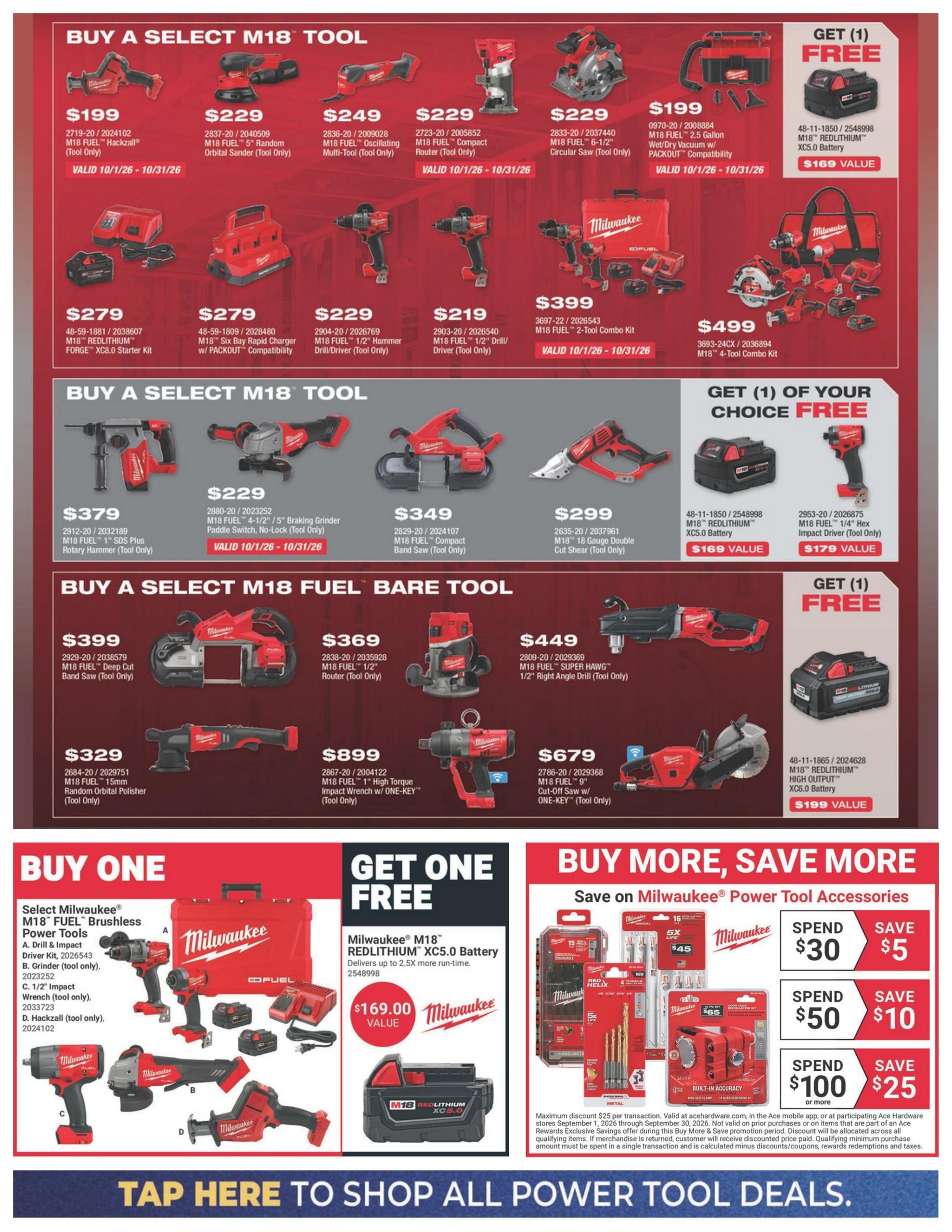 Costello's Ace Weekly Ad September 1 - 30, 2026