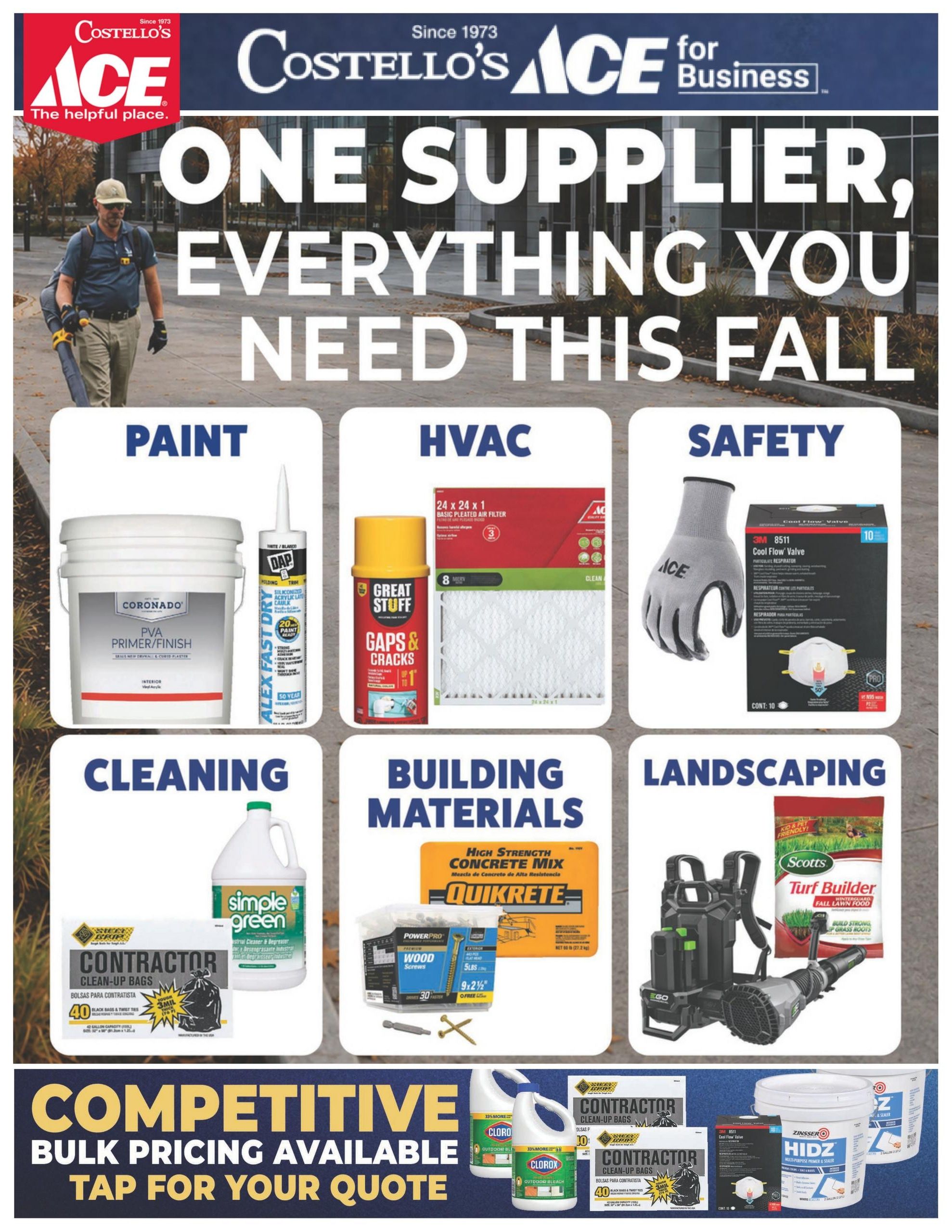 Costello's Ace Weekly Ad September 1 - 30, 2026
