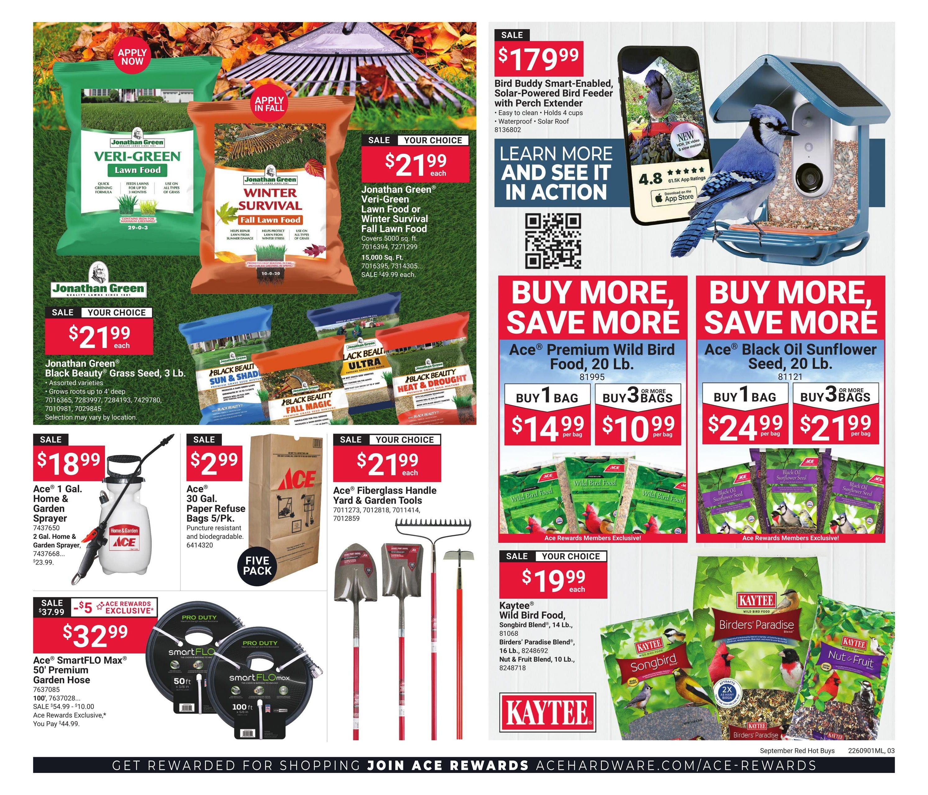 Costello's Ace (Annapolis Area, MD) Weekly Ad September 1 - 30, 2026