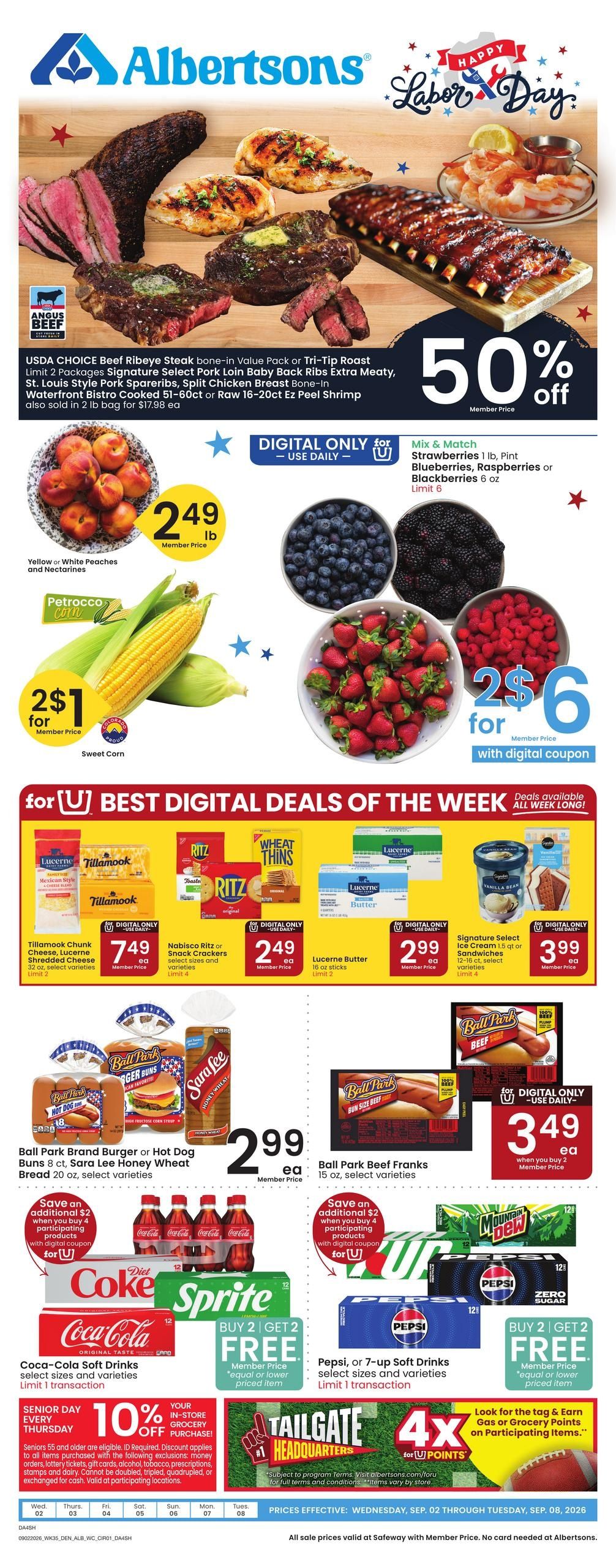 Albertsons (Buffalo Area, WY) Weekly Ad September 2 - 8, 2026