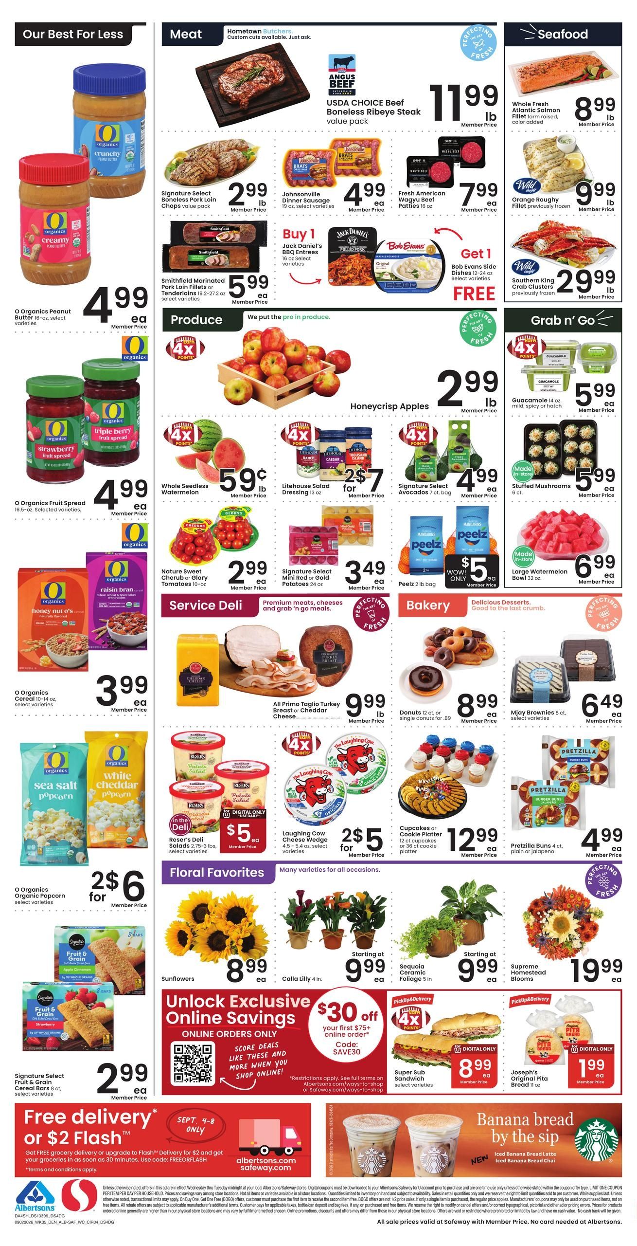 Albertsons (Buffalo Area, WY) Weekly Ad September 2 - 8, 2026