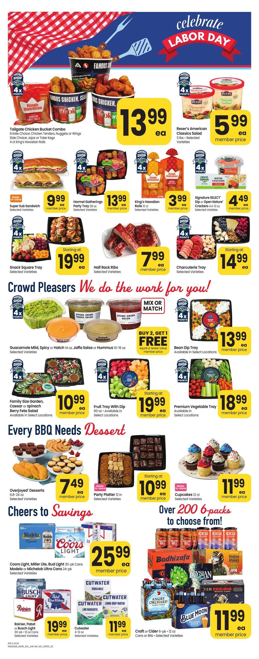 Albertsons (Coeur D Alene Area, ID) Weekly Ad September 2 - 8, 2026