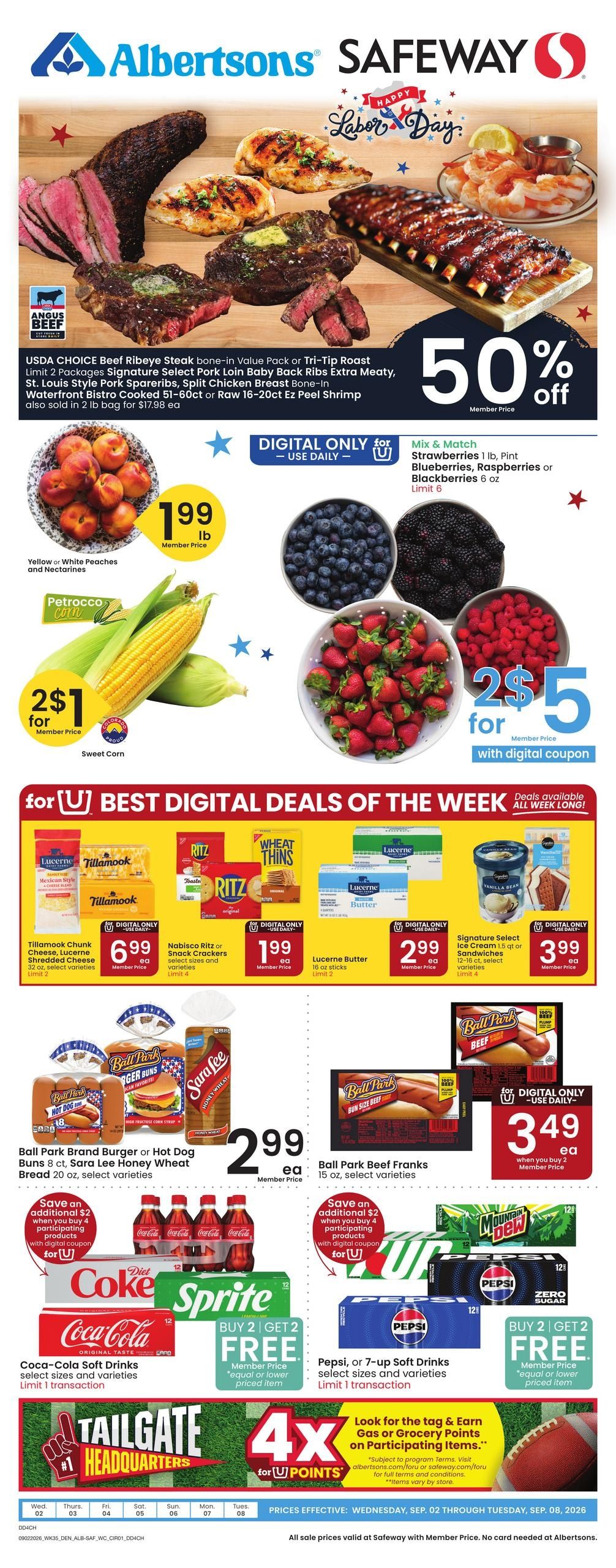 Albertsons (Livermore Area, CO) Weekly Ad September 2 - 8, 2026