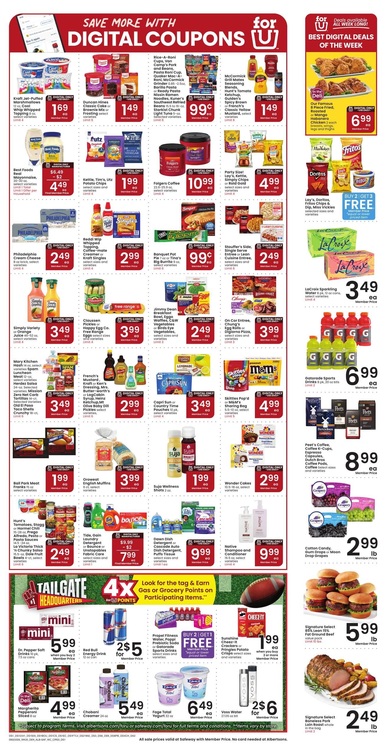 Albertsons (Livermore Area, CO) Weekly Ad September 2 - 8, 2026