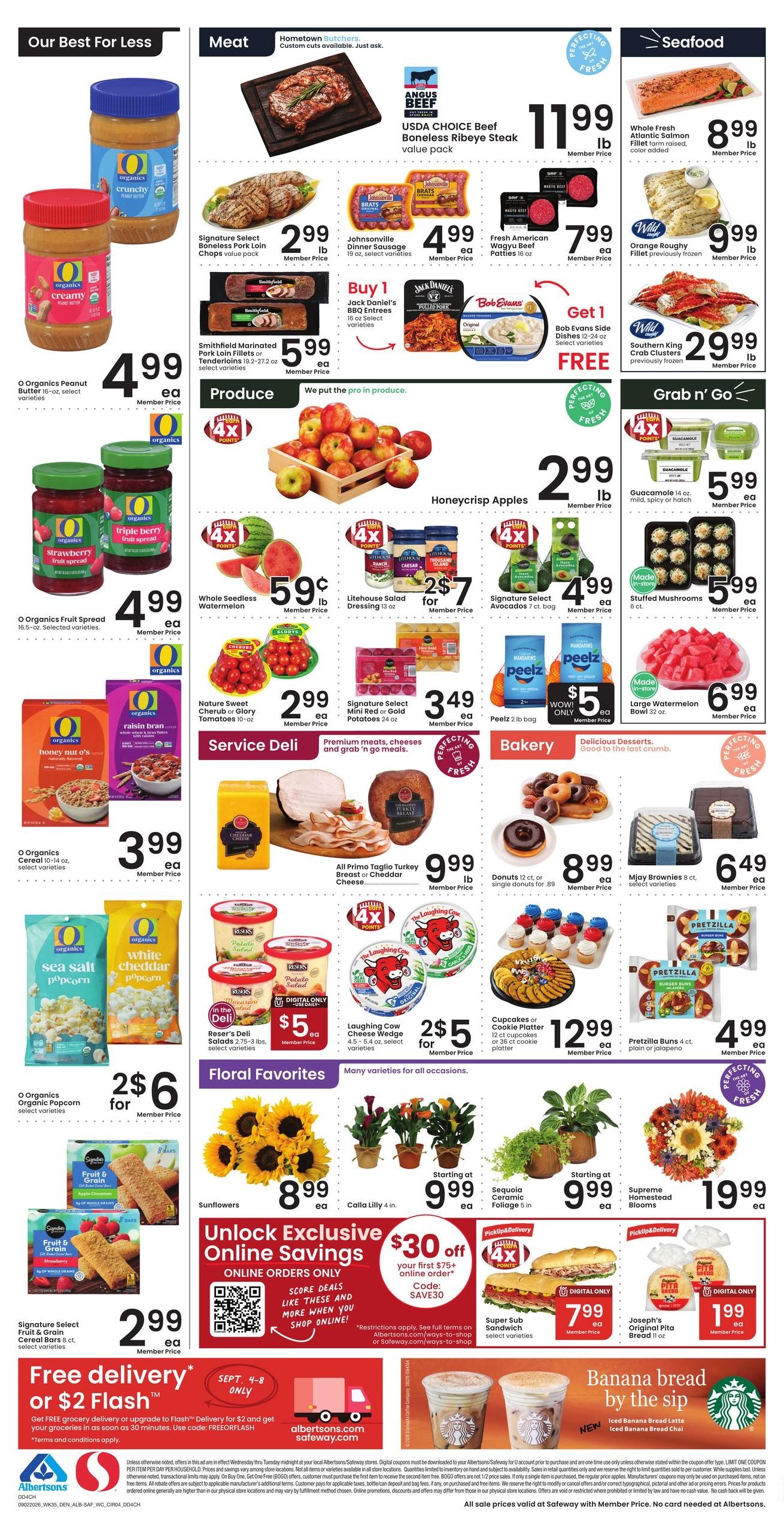 Albertsons (Livermore Area, CO) Weekly Ad September 2 - 8, 2026