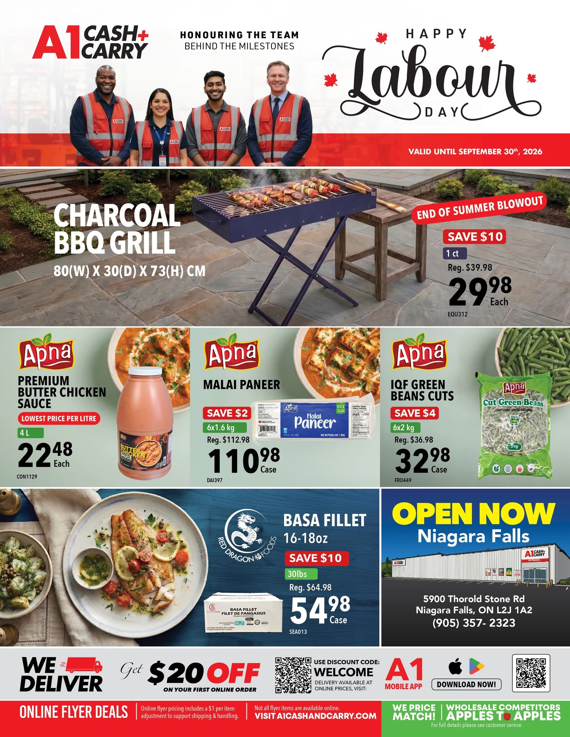 A-1 Cash and Carry Flyer September 1 to 30