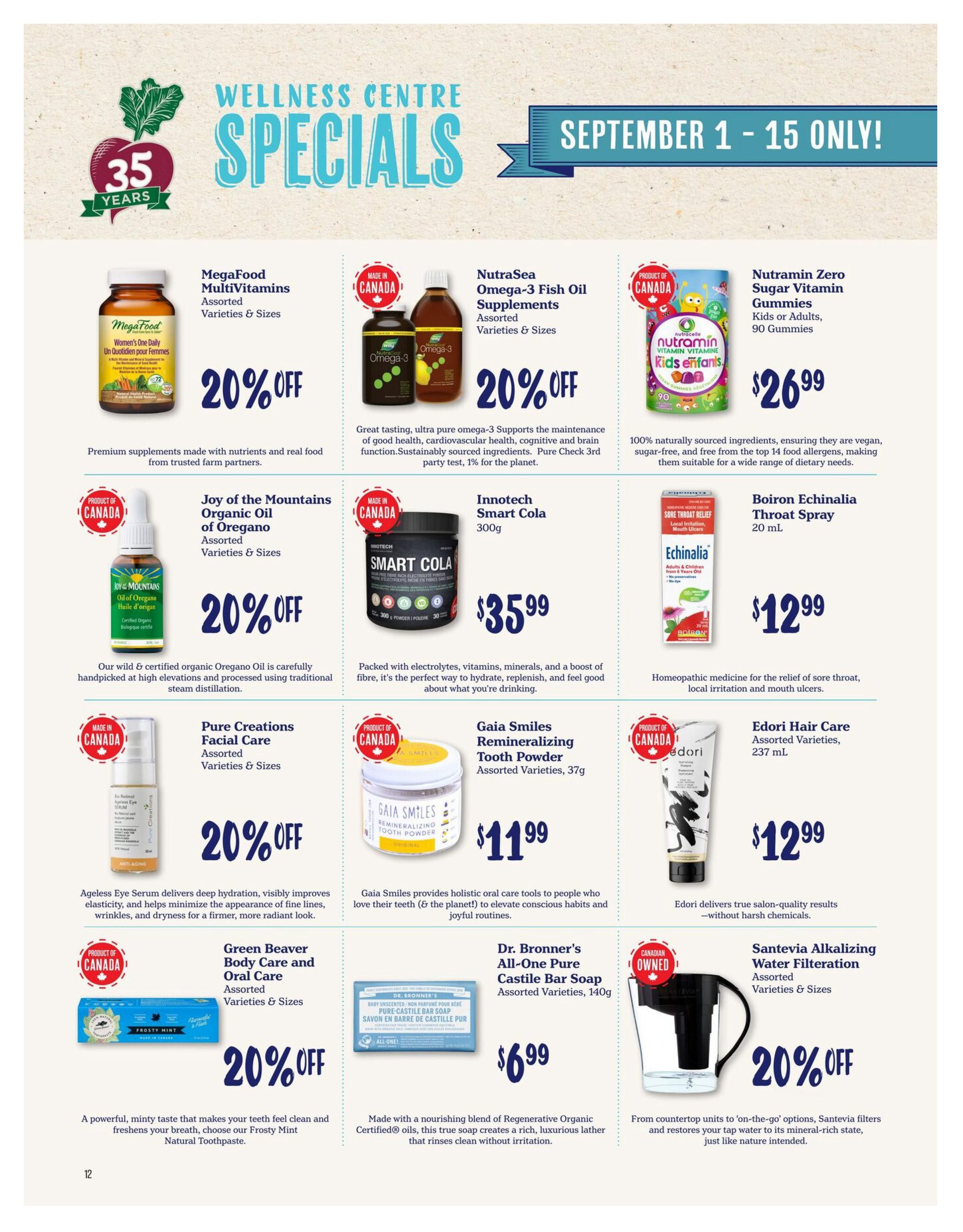 Choices Market HeartBeet Monthly Flyer September 1 to 30