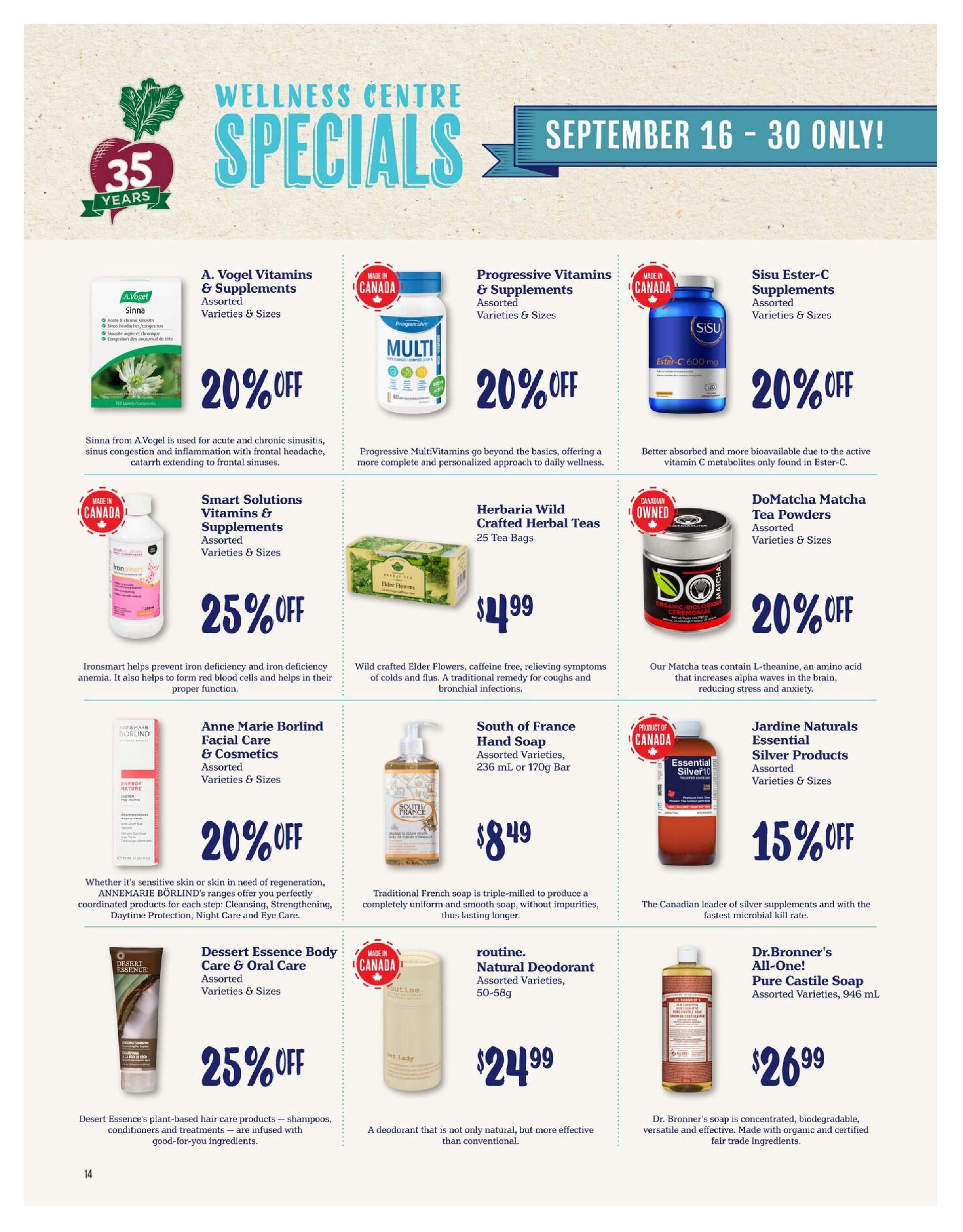 Choices Market HeartBeet Monthly Flyer September 1 to 30
