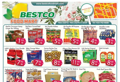 BestCo Food Mart (Etobicoke) Flyer November 15 to 21