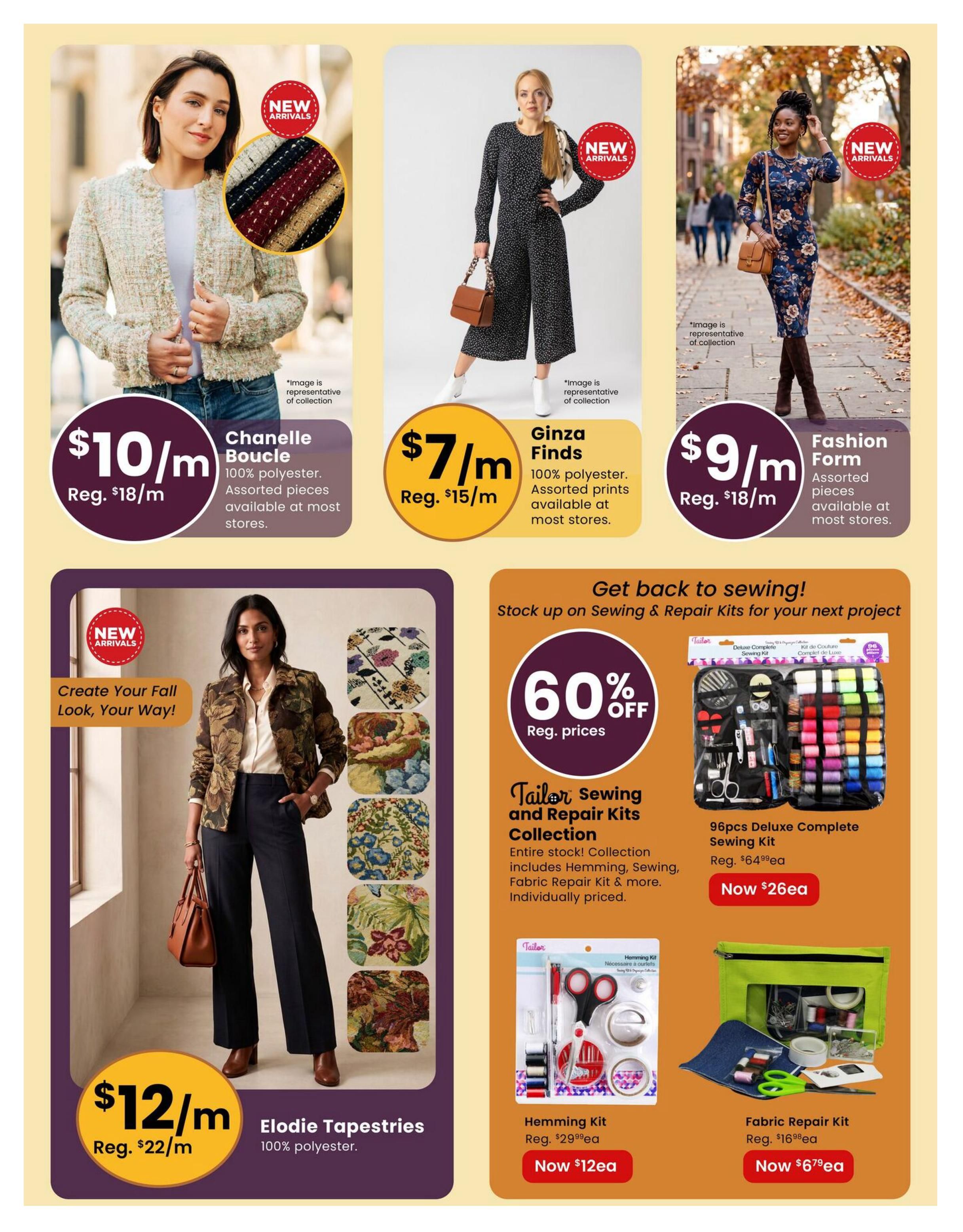 Fabricland (ON) Flyer September 1 to 30