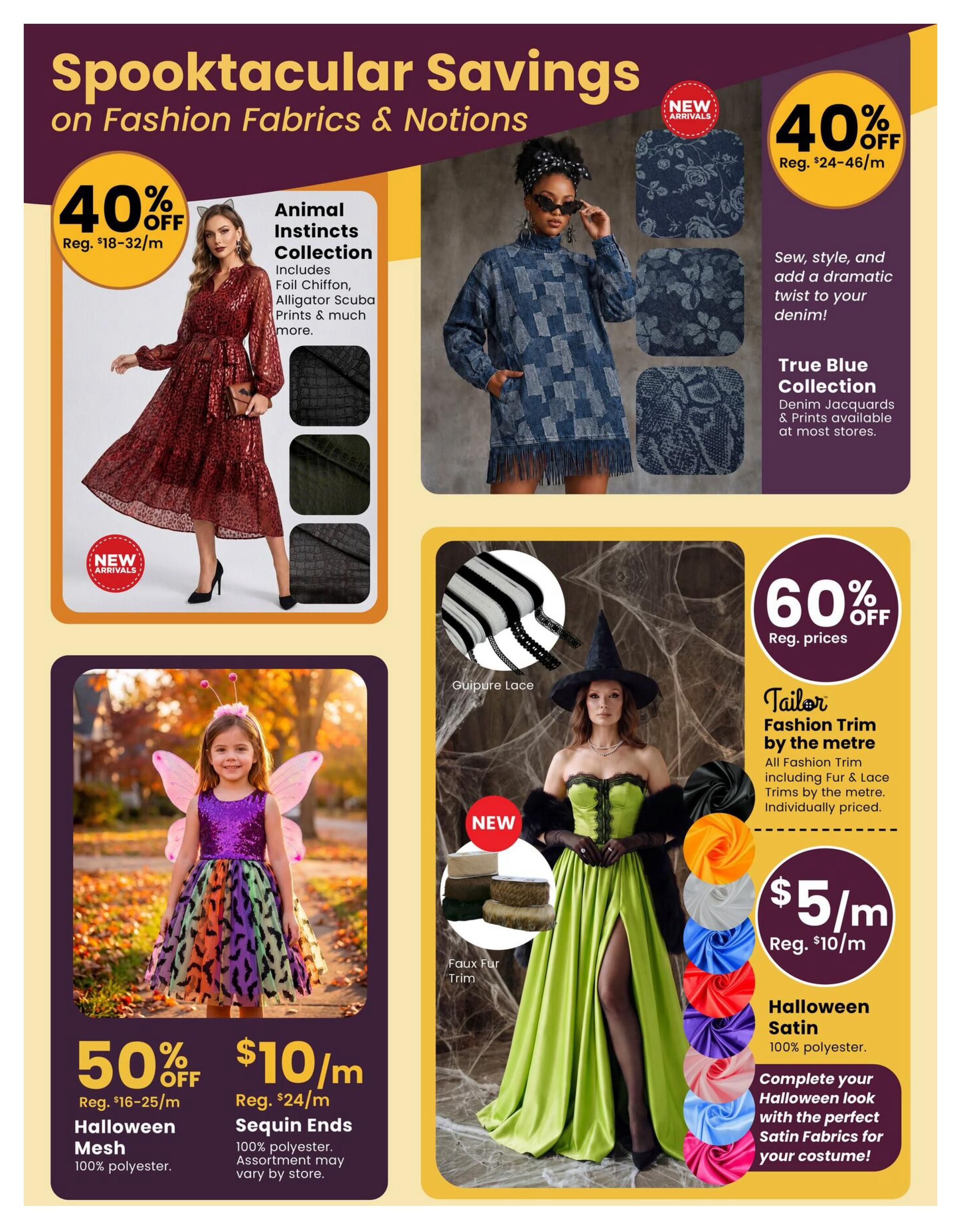 Fabricland (ON) Flyer September 1 to 30