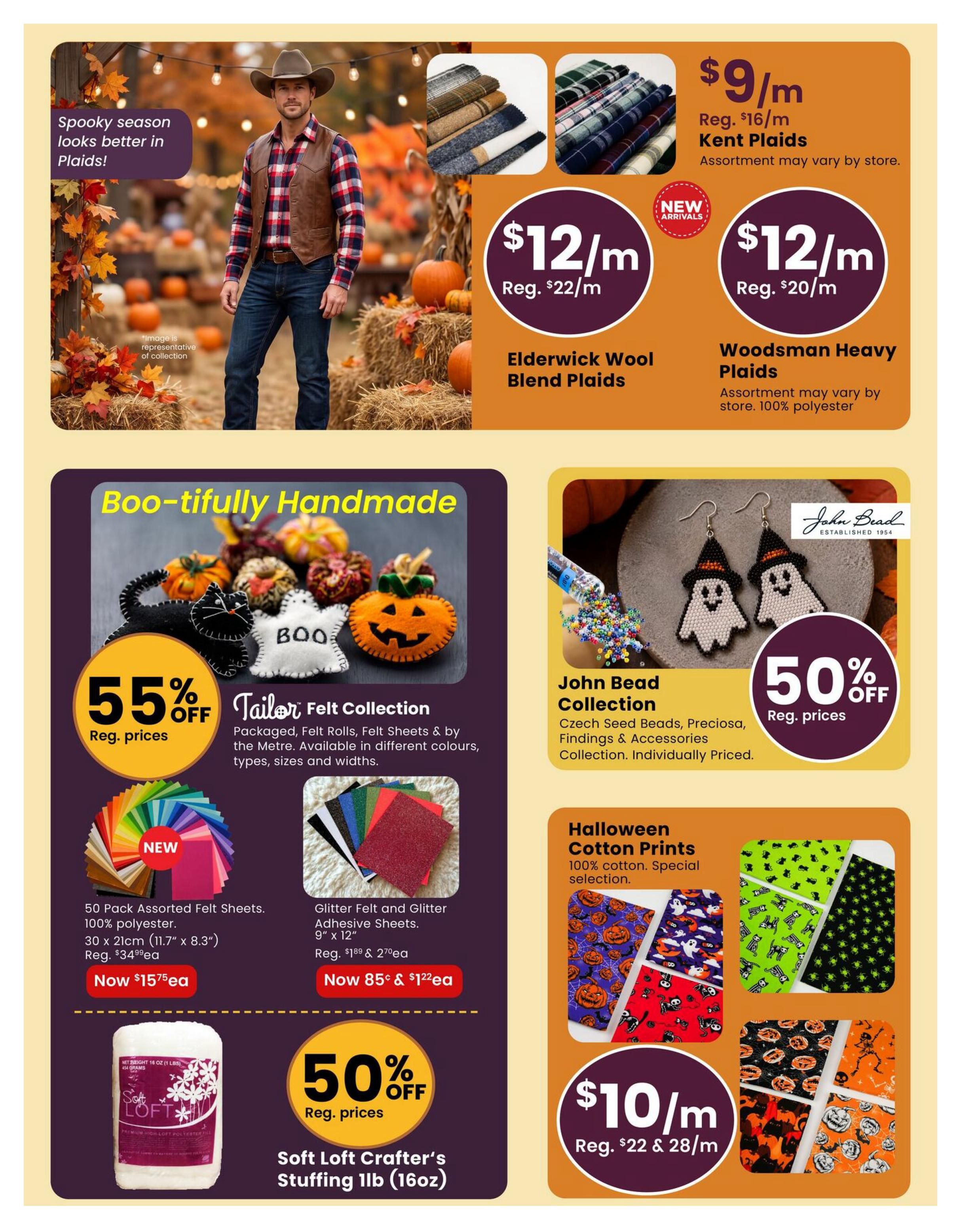 Fabricland (ON) Flyer September 1 to 30