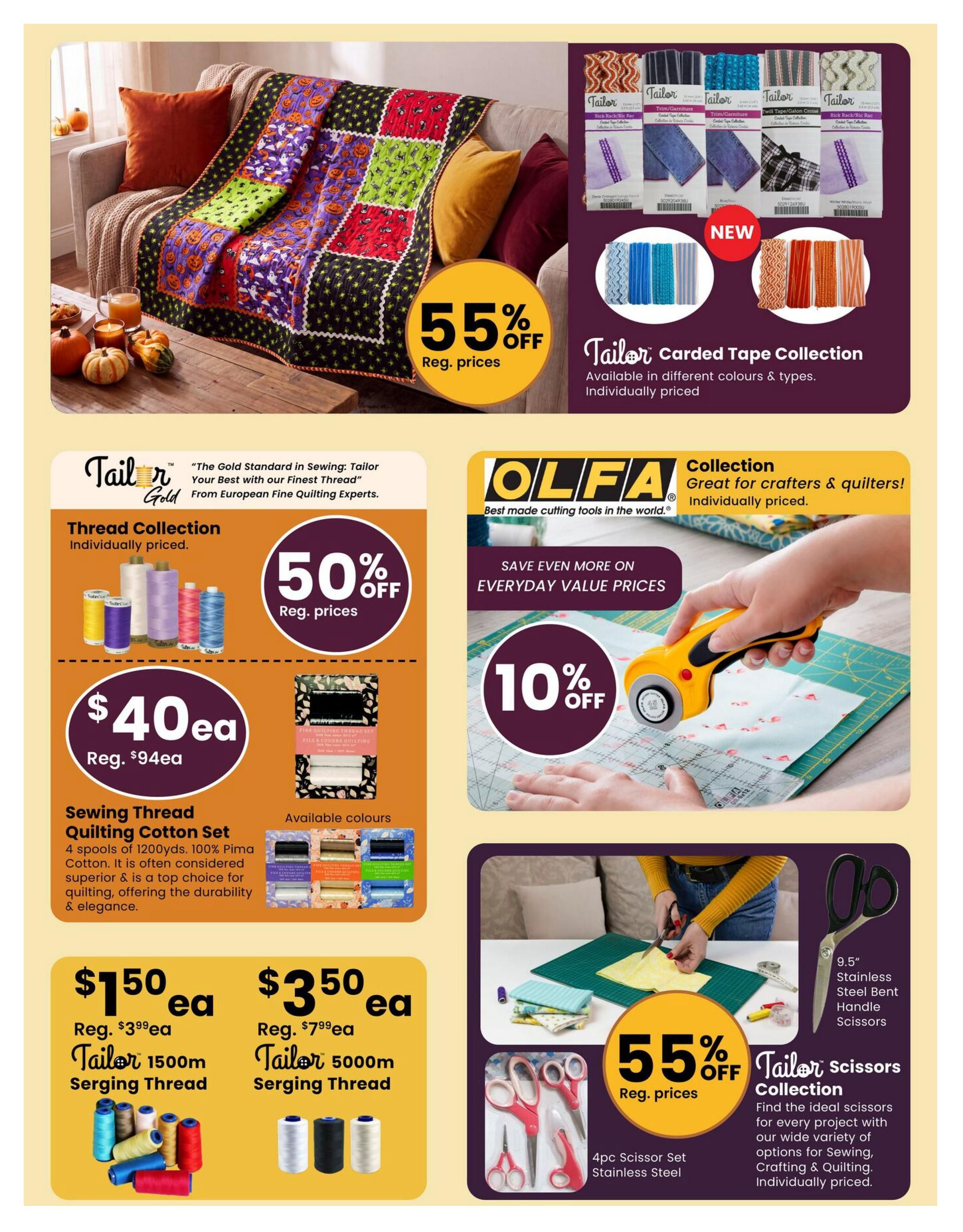 Fabricland (ON) Flyer September 1 to 30