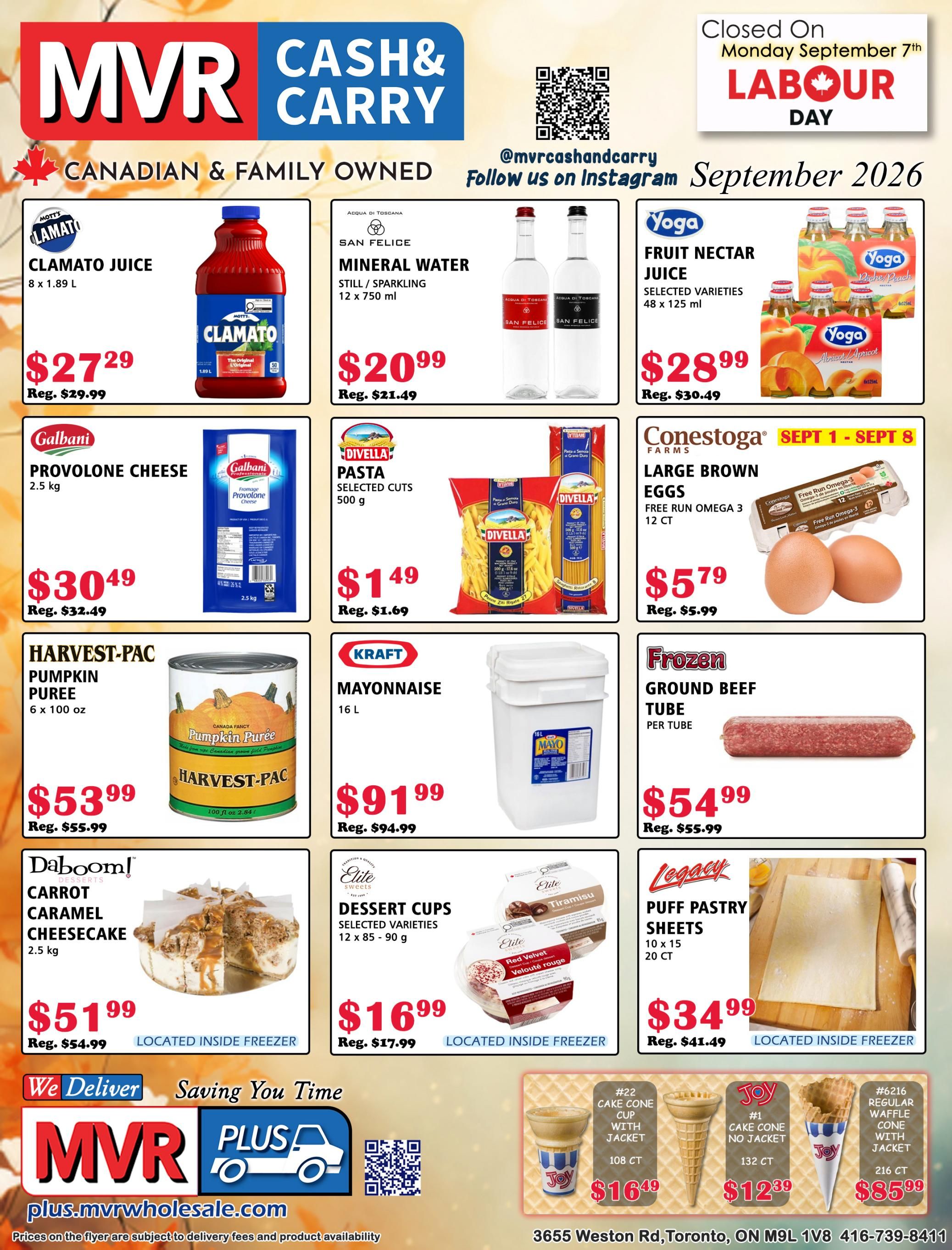 MVR Cash and Carry Flyer September 1 to 30