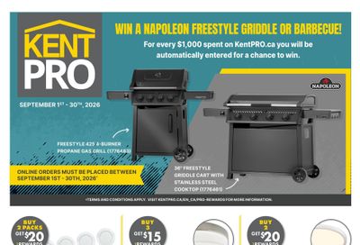 KentPro Monthly Flyer September 1 to 30