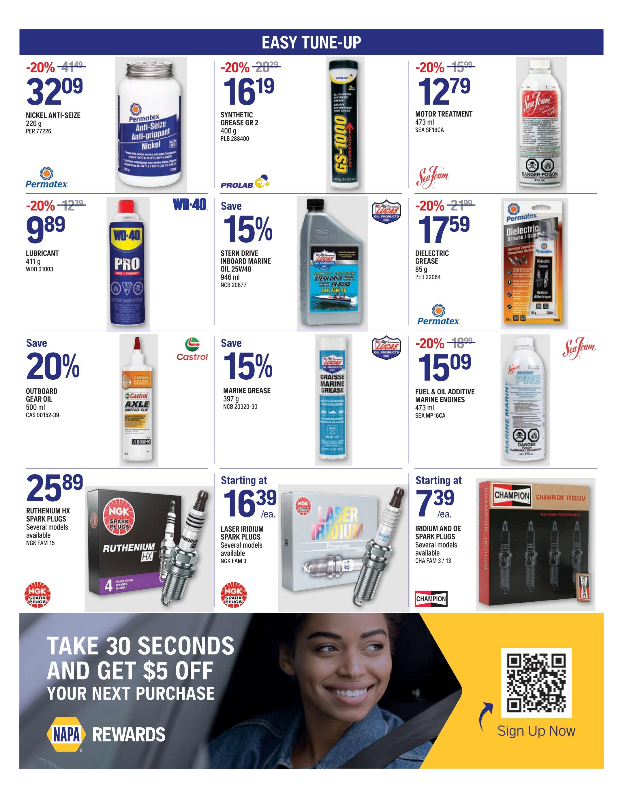 NAPA Auto Parts Flyer September 1 to 30 
