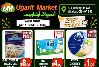 Ugarit Market Flyer September 1 to 7